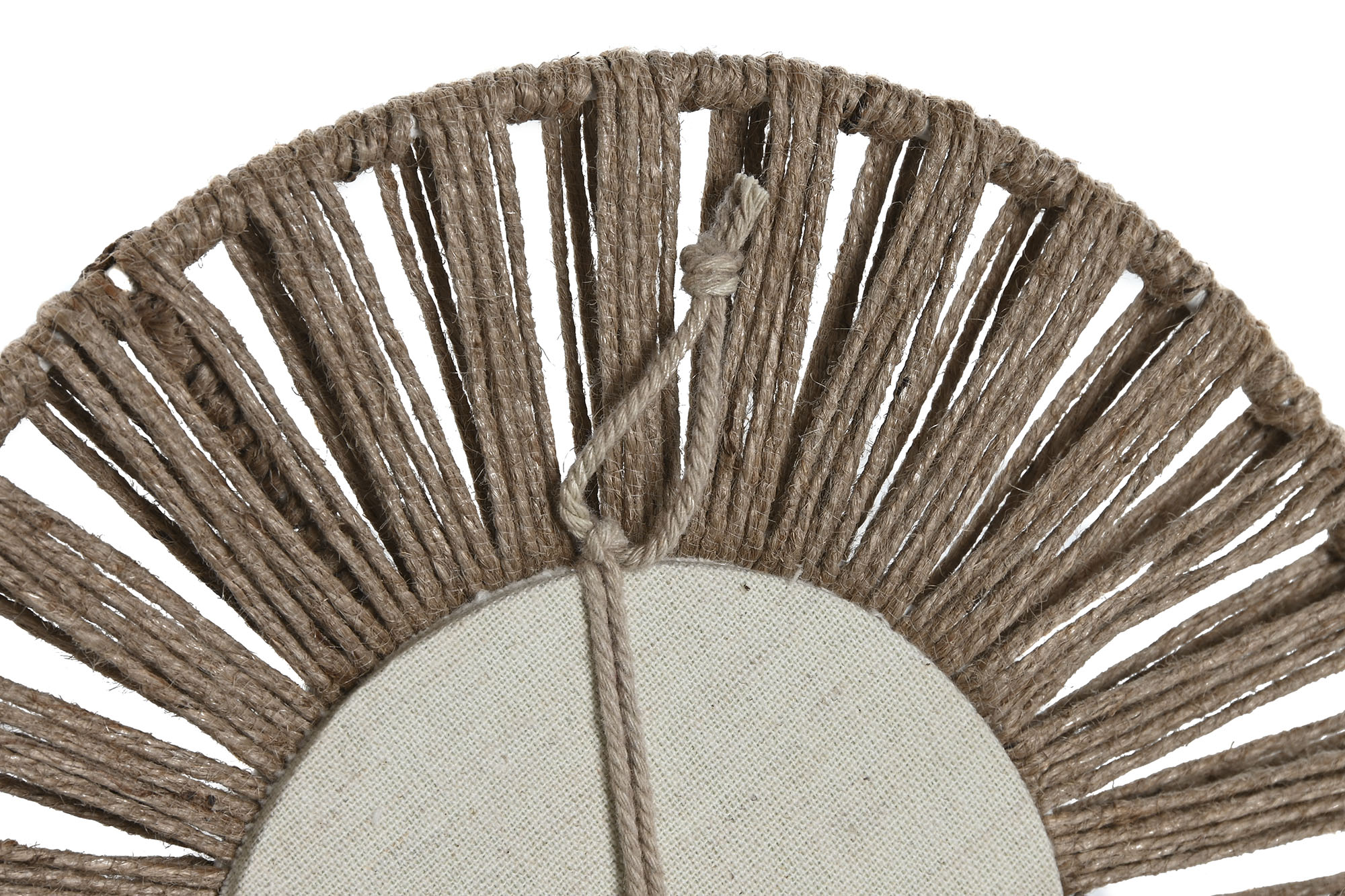 ESPEJO SET 3 YUTE CRISTAL 20X1X20 NATURAL 3