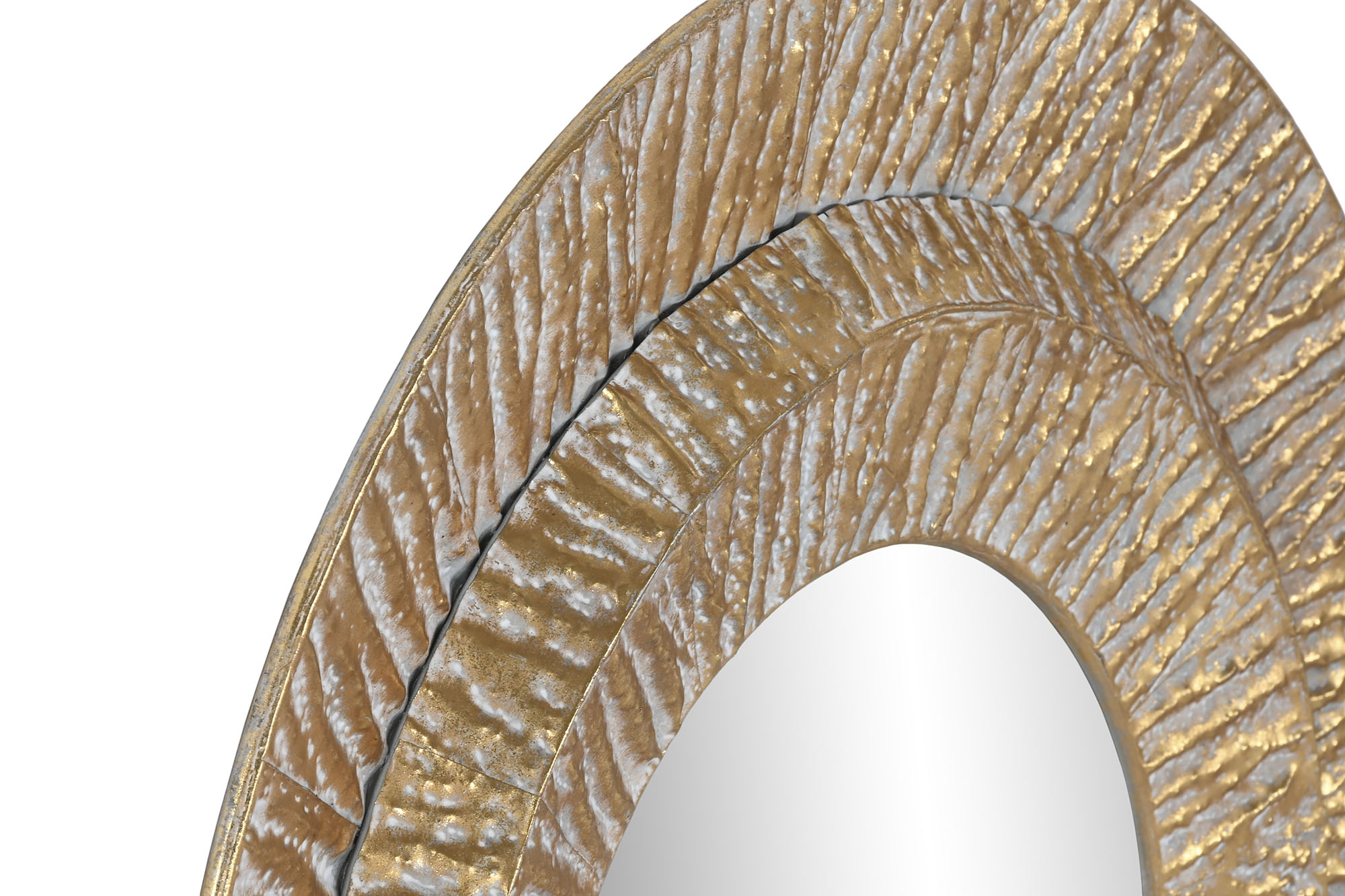 ESPEJO METAL CRISTAL 78X4,5X78 DORADO 2