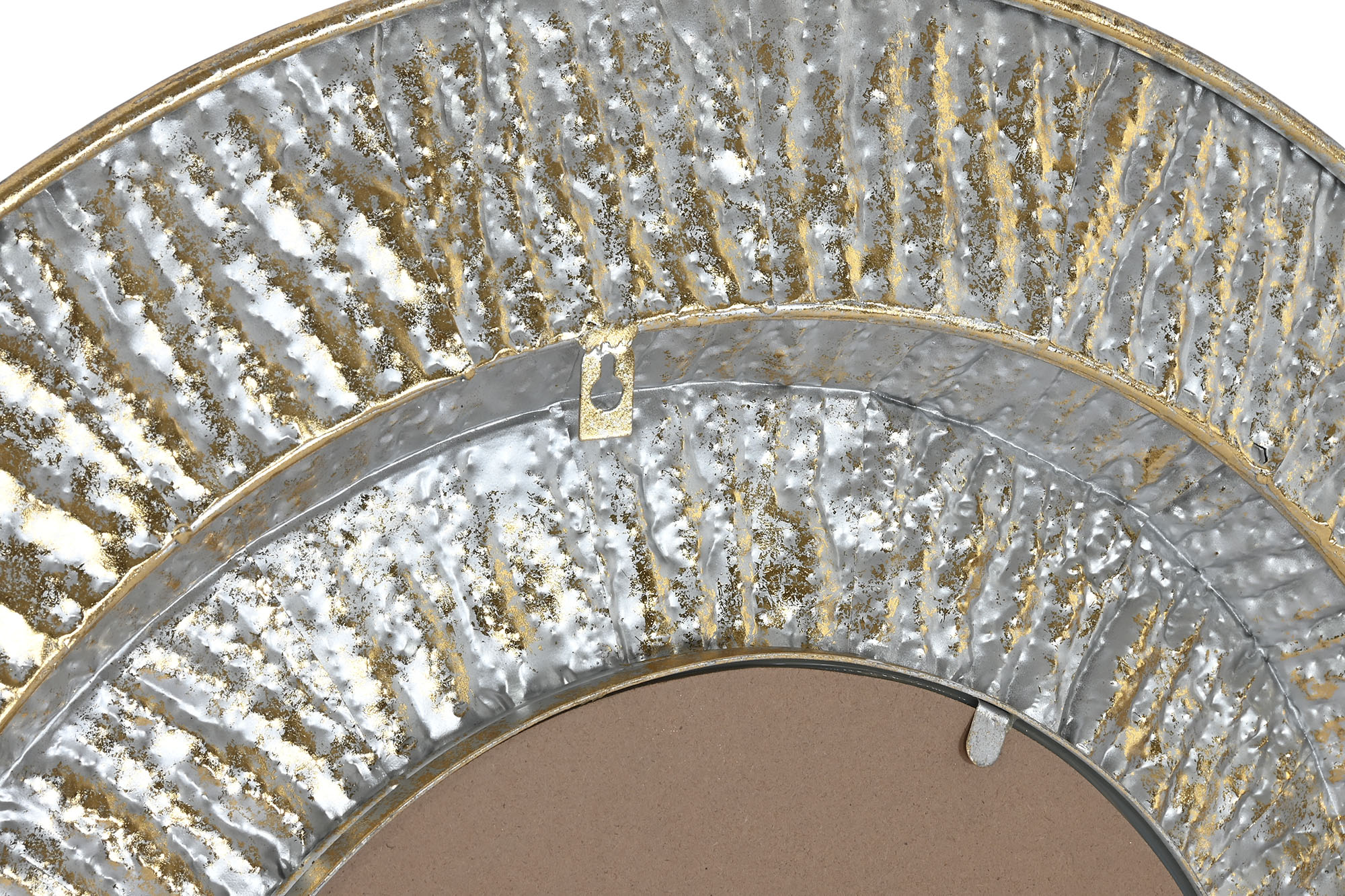 ESPEJO METAL CRISTAL 78X4,5X78 DORADO 3