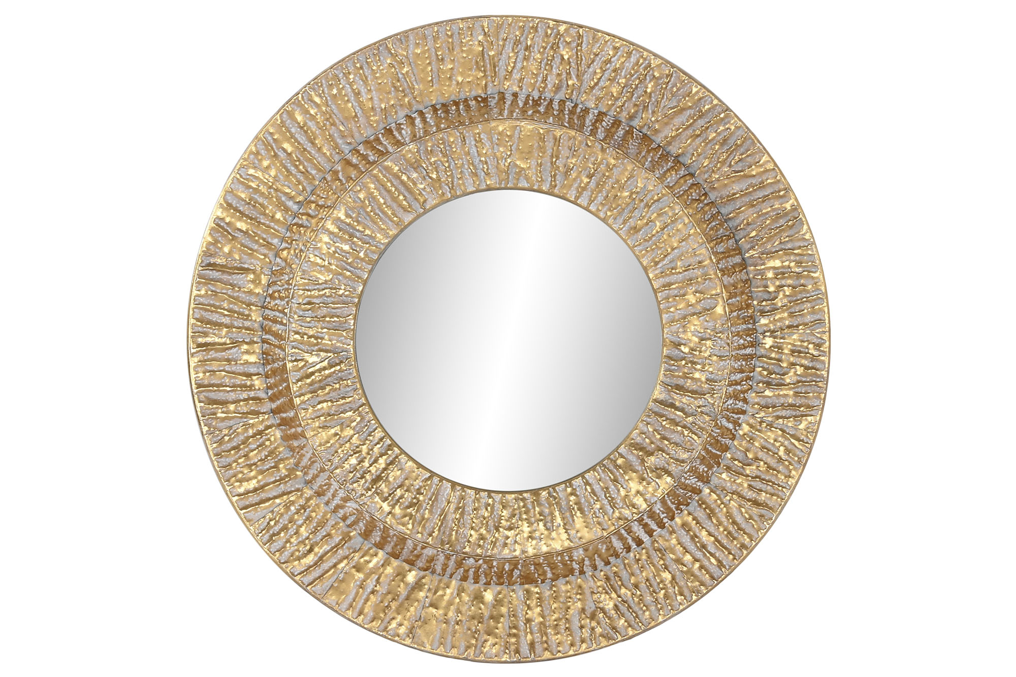 ESPEJO METAL CRISTAL 78X4,5X78 DORADO