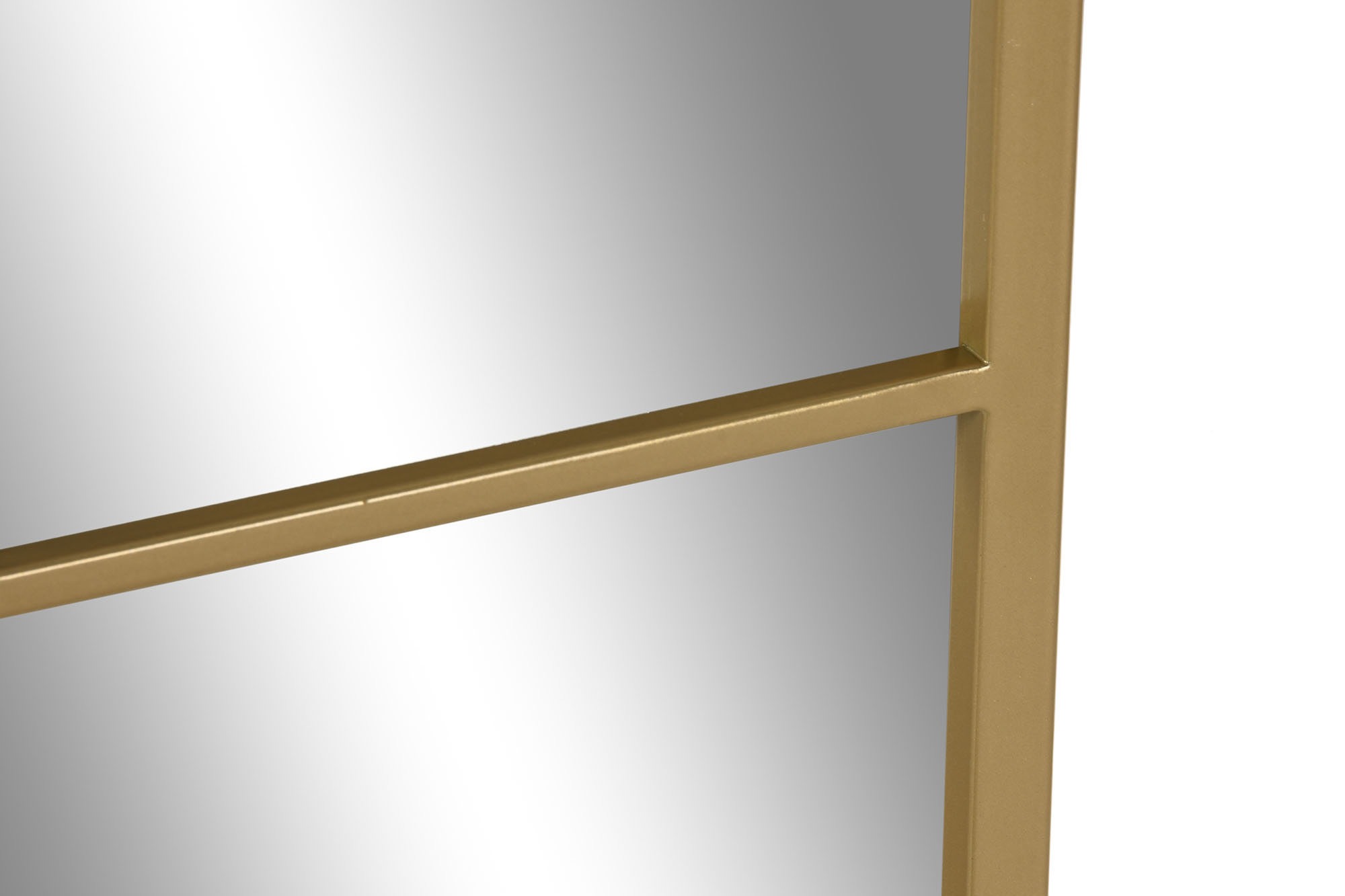 ESPEJO HIERRO CRISTAL 60X2X90 DORADO 3