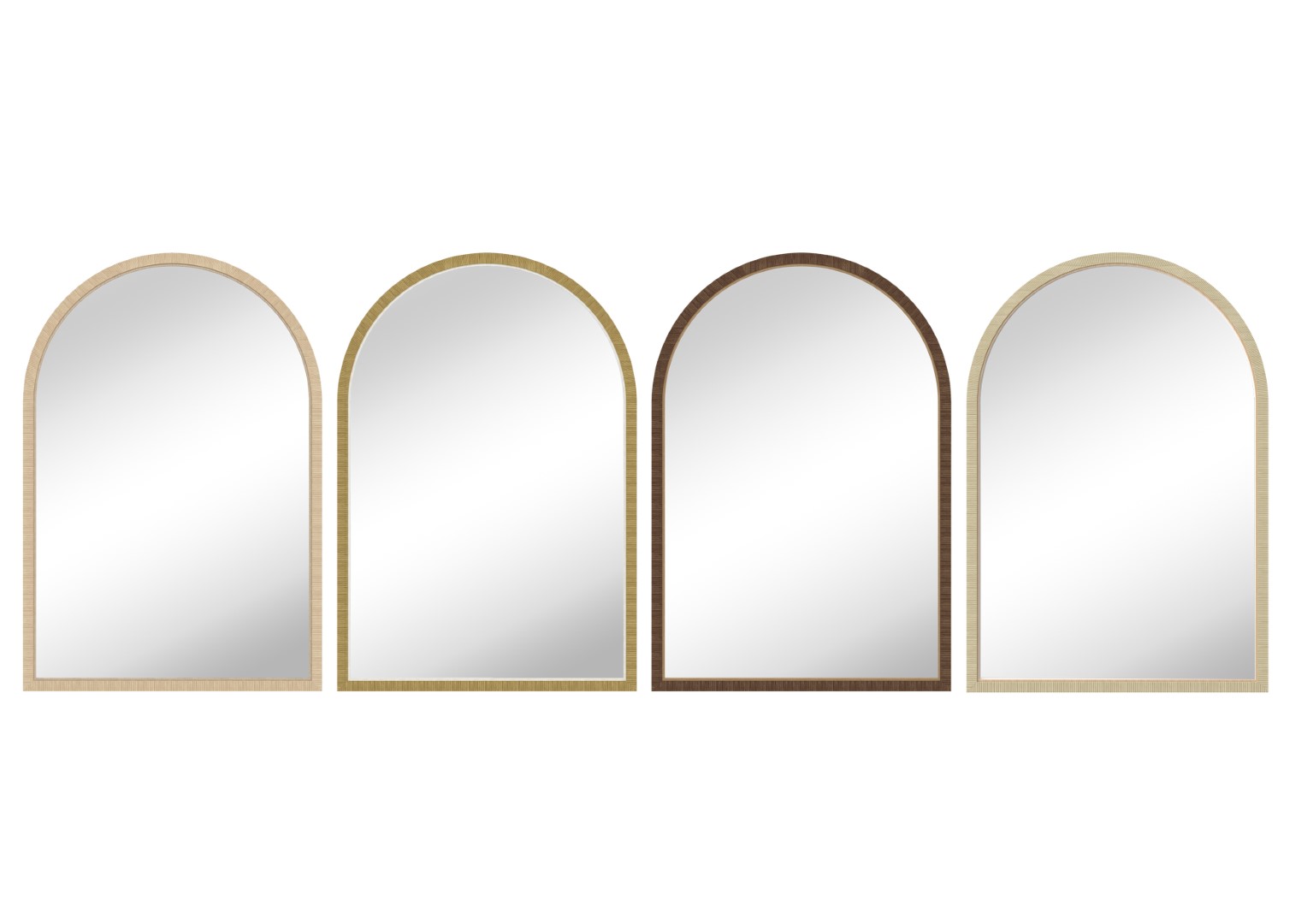 ESPEJO PS CRISTAL 60X2X90 SIMIL RATAN OSCURO