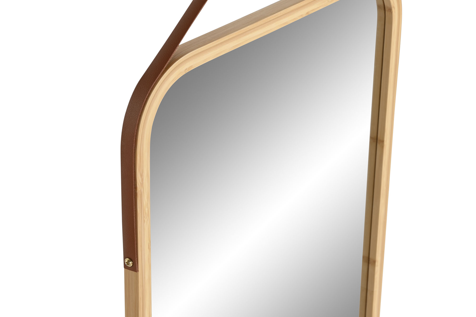 ESPEJO BAMBU CRISTAL 35X2X45 NATURAL 2