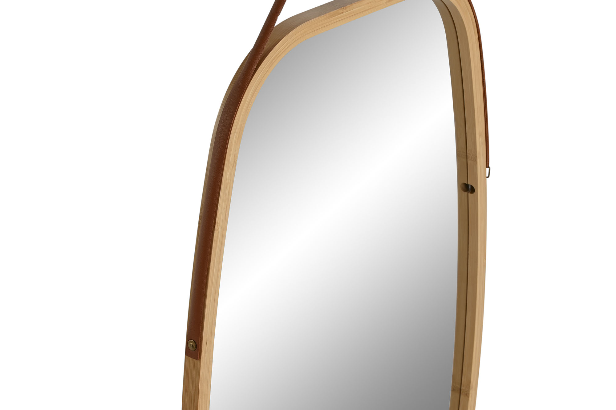 ESPEJO BAMBU CRISTAL 43,5X2X77 NATURAL 2