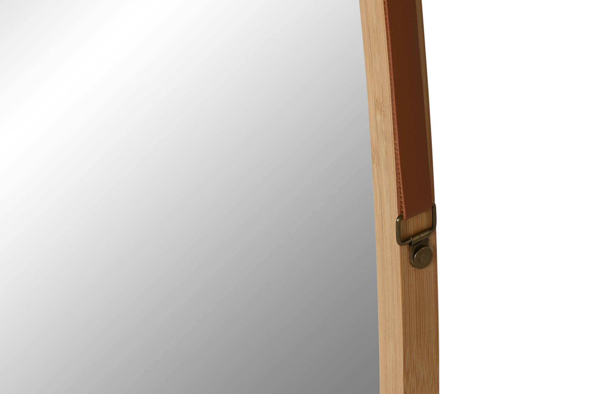 ESPEJO BAMBU CRISTAL 43,5X2X77 NATURAL 3