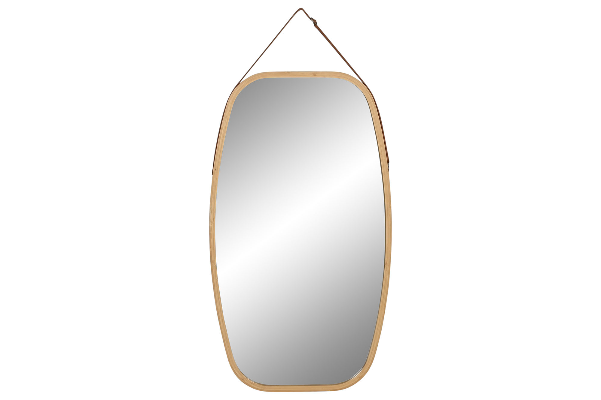 ESPEJO BAMBU CRISTAL 43,5X2X77 NATURAL