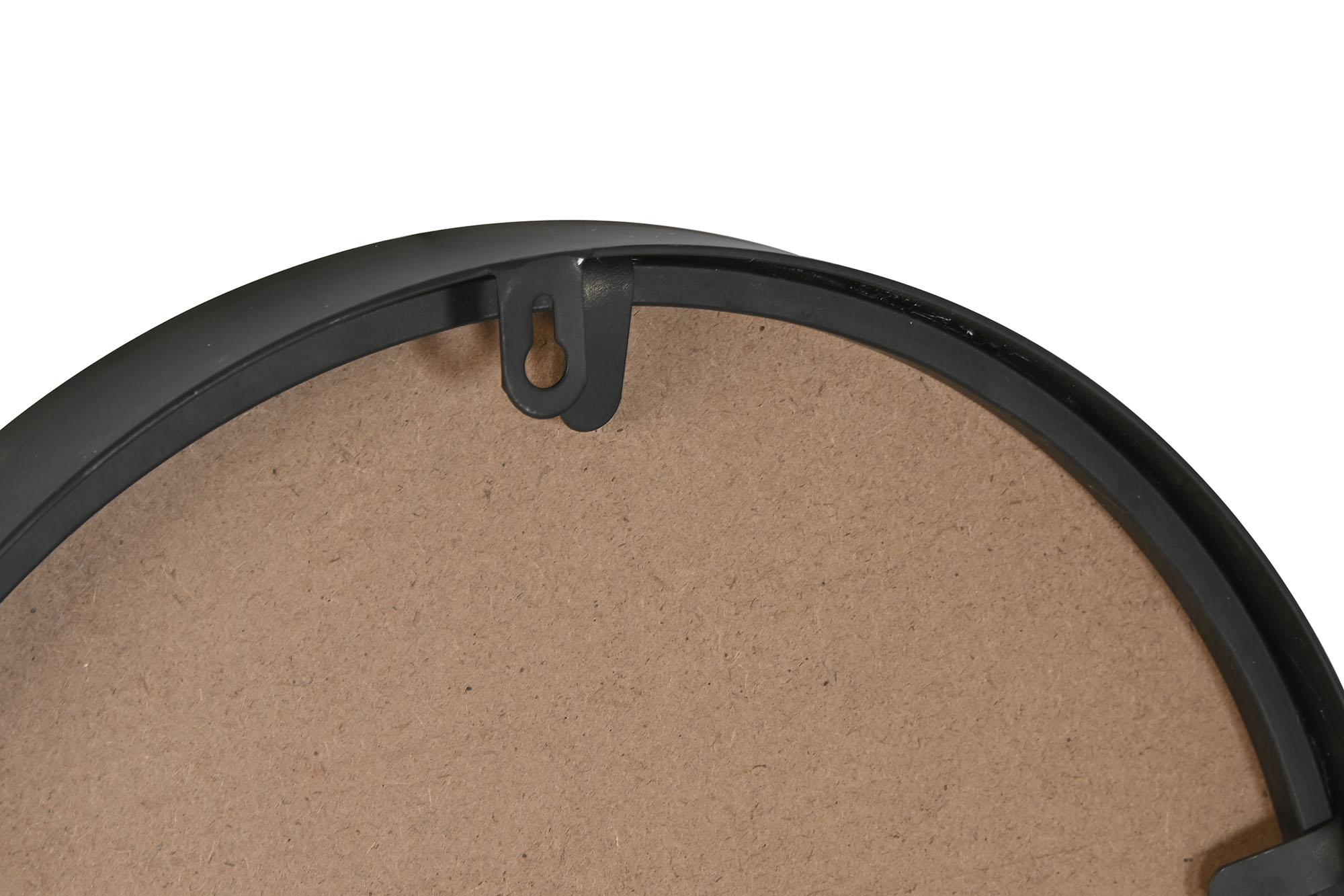 ESPEJO HIERRO CRISTAL 35X1X70 OVAL NEGRO 4
