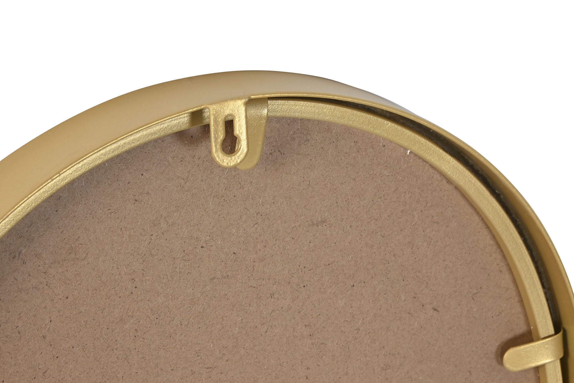 ESPEJO HIERRO CRISTAL 35X1X70 OVAL DORADO 4