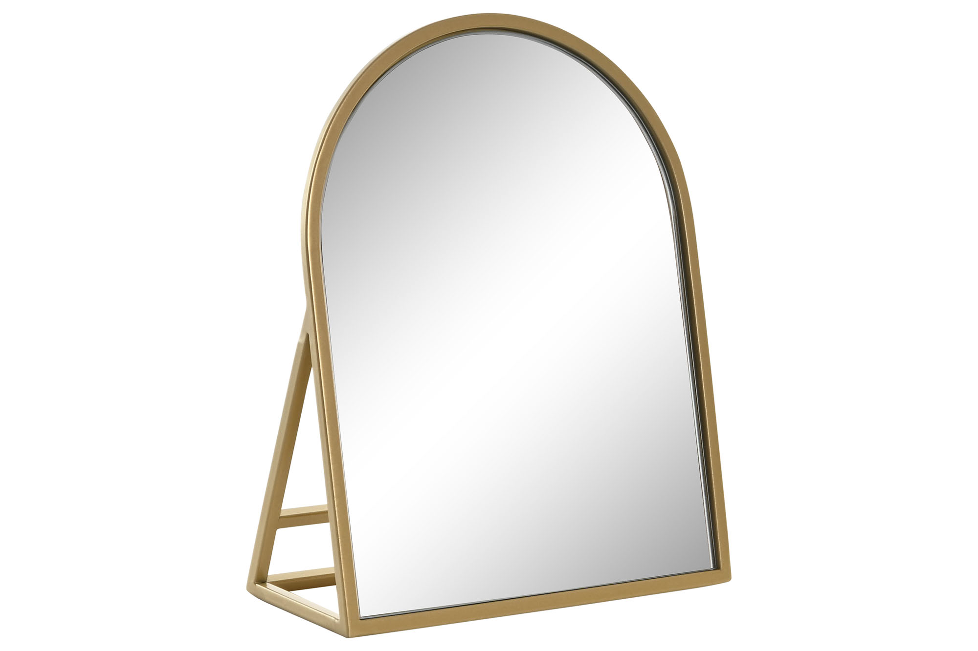 ESPEJO HIERRO CRISTAL 20X8,5X25 TOCADOR DORADO