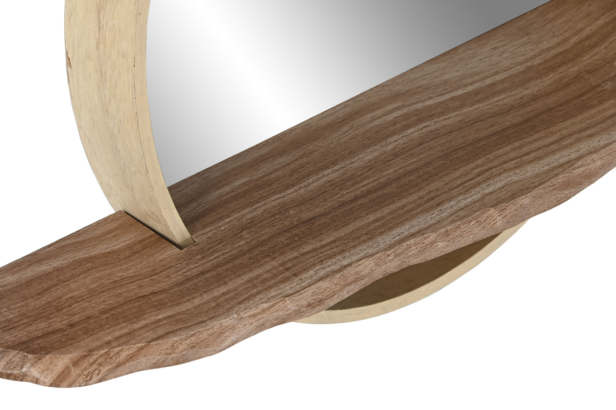 ESPEJO MDF 60X12,5X40 ESTANTERIA NATURAL 3