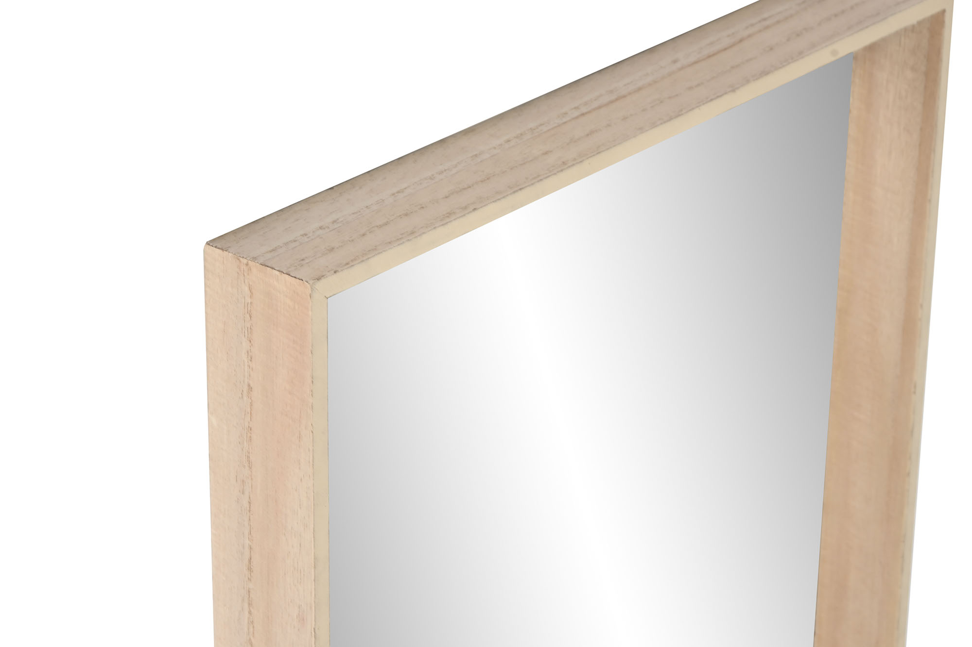 ESPEJO MDF 60X13X60 ESTANTERIA NATURAL 2