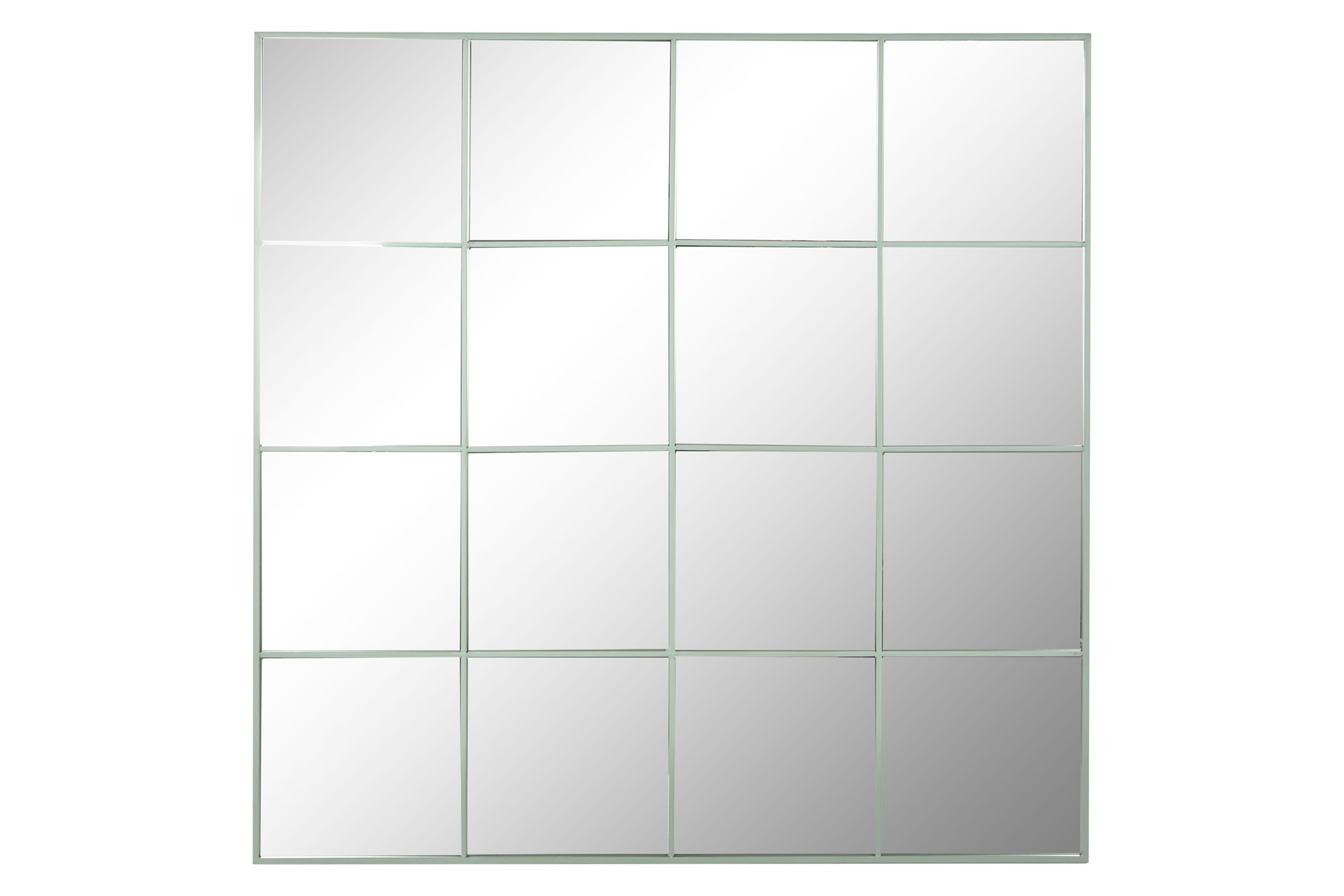 ESPEJO HIERRO CRISTAL 122X2X122 VENTANA