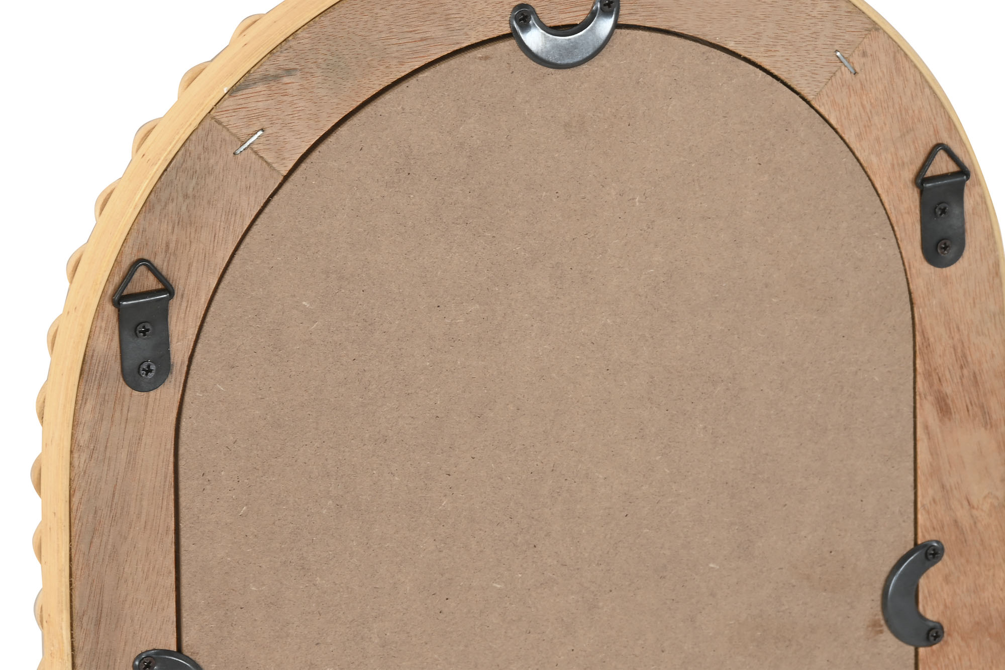ESPEJO RATAN CRISTAL 30X3X45,5 BOLITAS NATURAL 4
