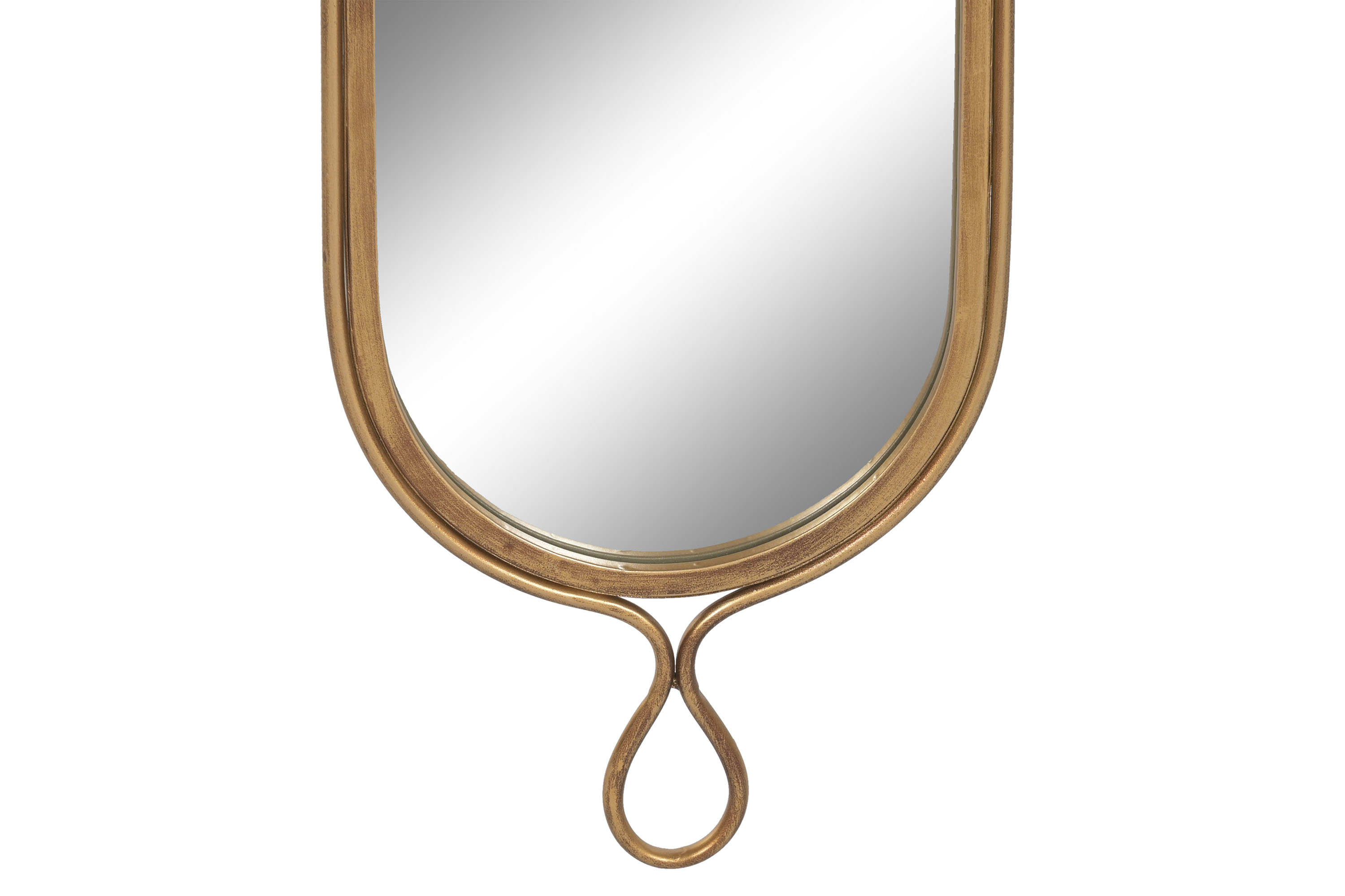 ESPEJO METAL CRISTAL 22X2,5X120,5 DORADO 4