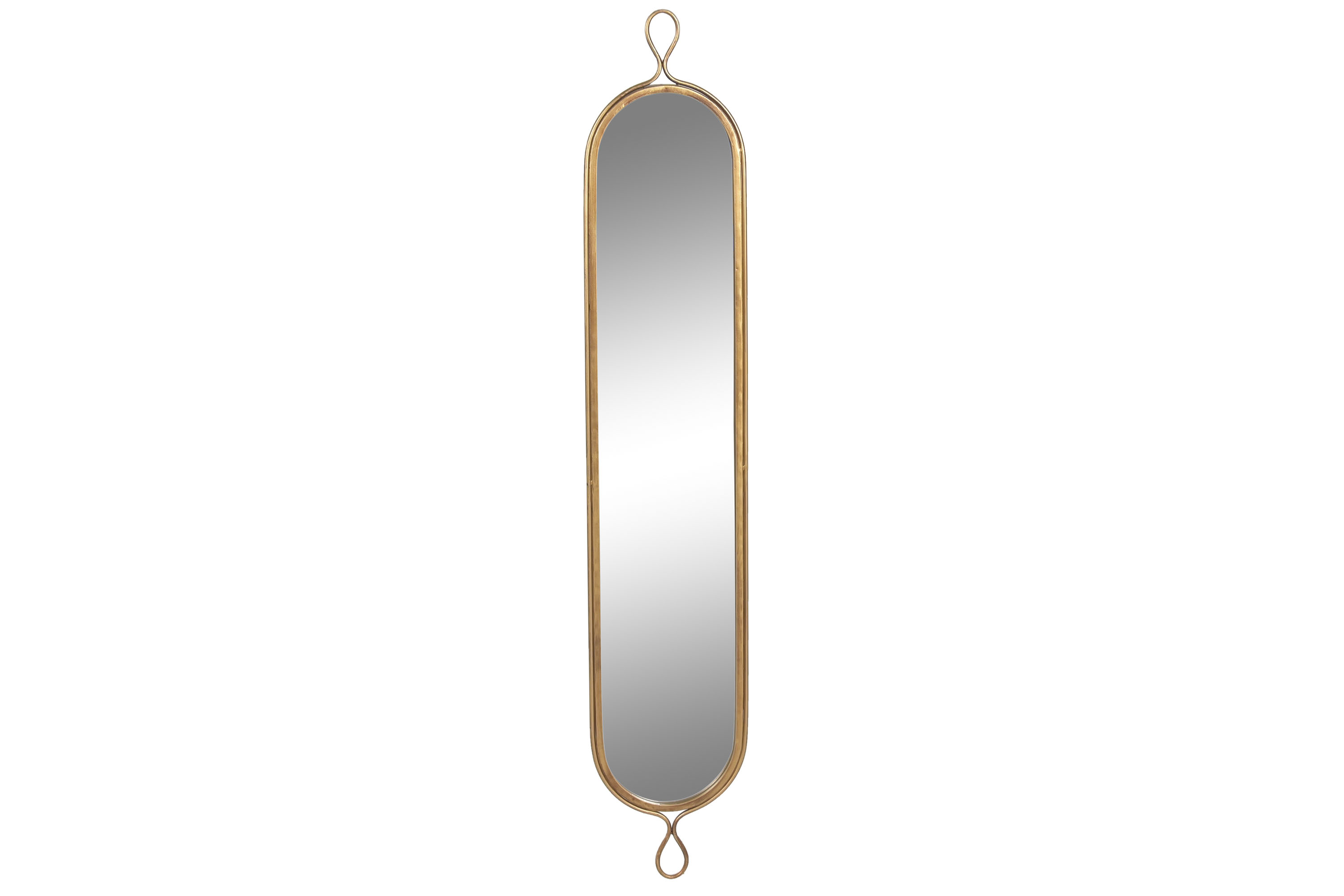 ESPEJO METAL CRISTAL 22X2,5X120,5 DORADO