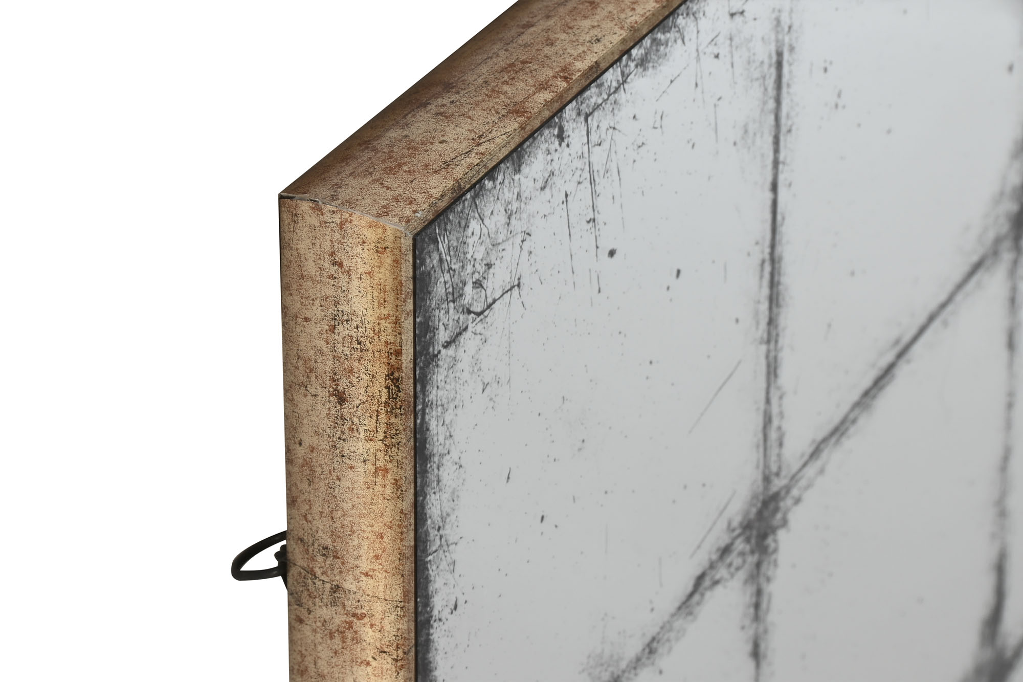 ESPEJO METAL CRISTAL 80X4X80CM VENTANA 2