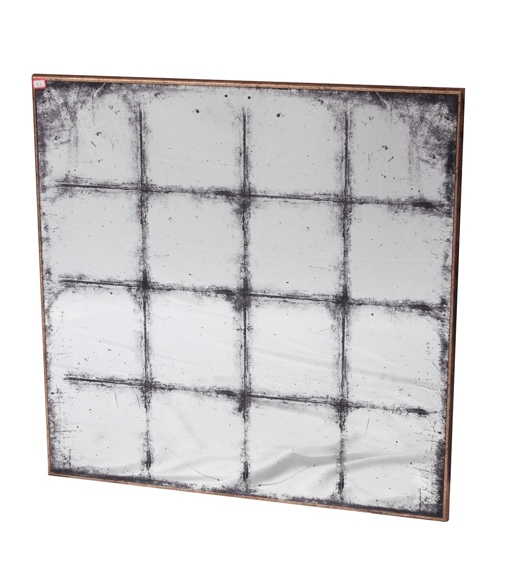 ESPEJO METAL CRISTAL 80X4X80CM VENTANA