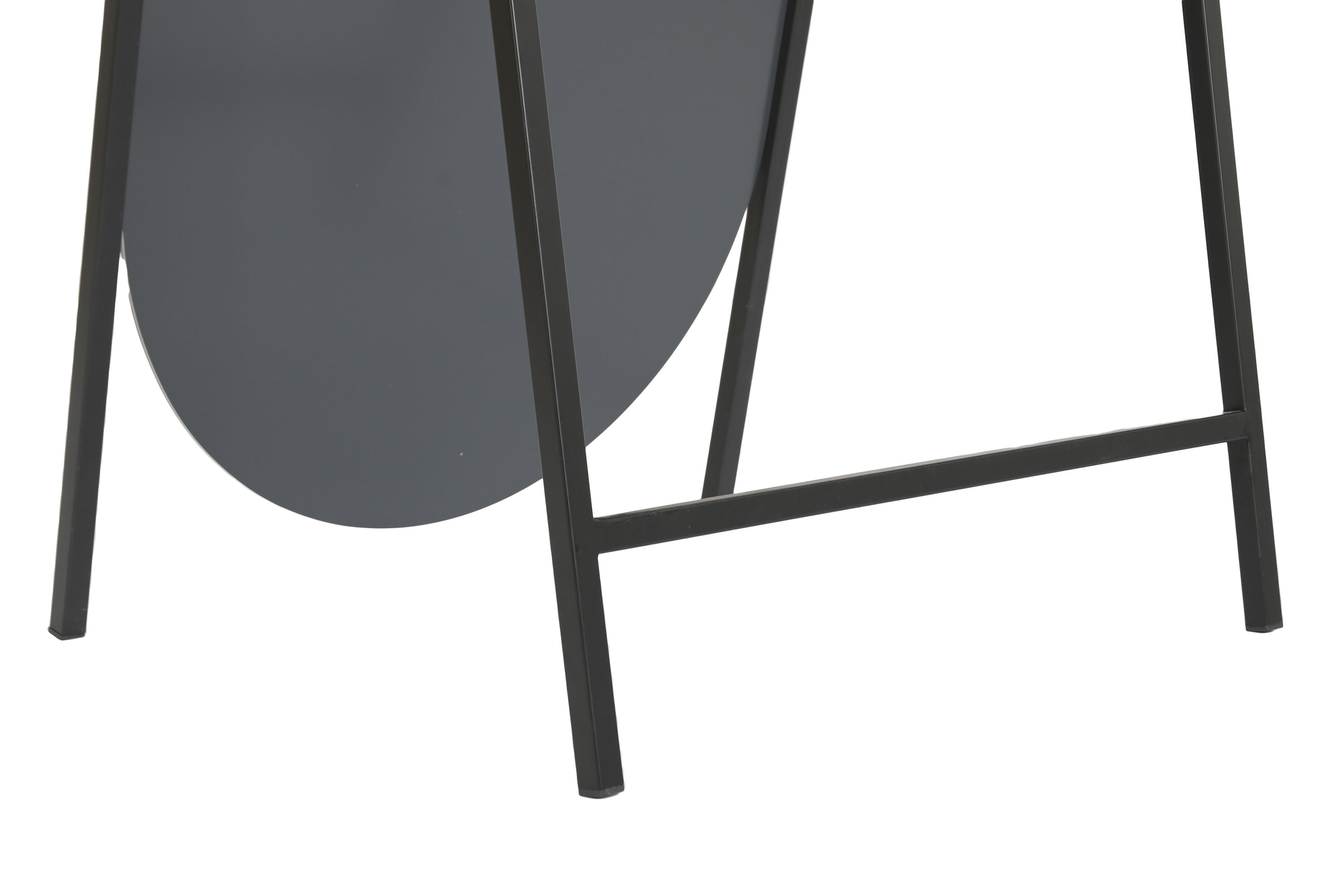 ESPEJO VESTIDOR HIERRO CRISTAL 50X4X170 NEGRO 5