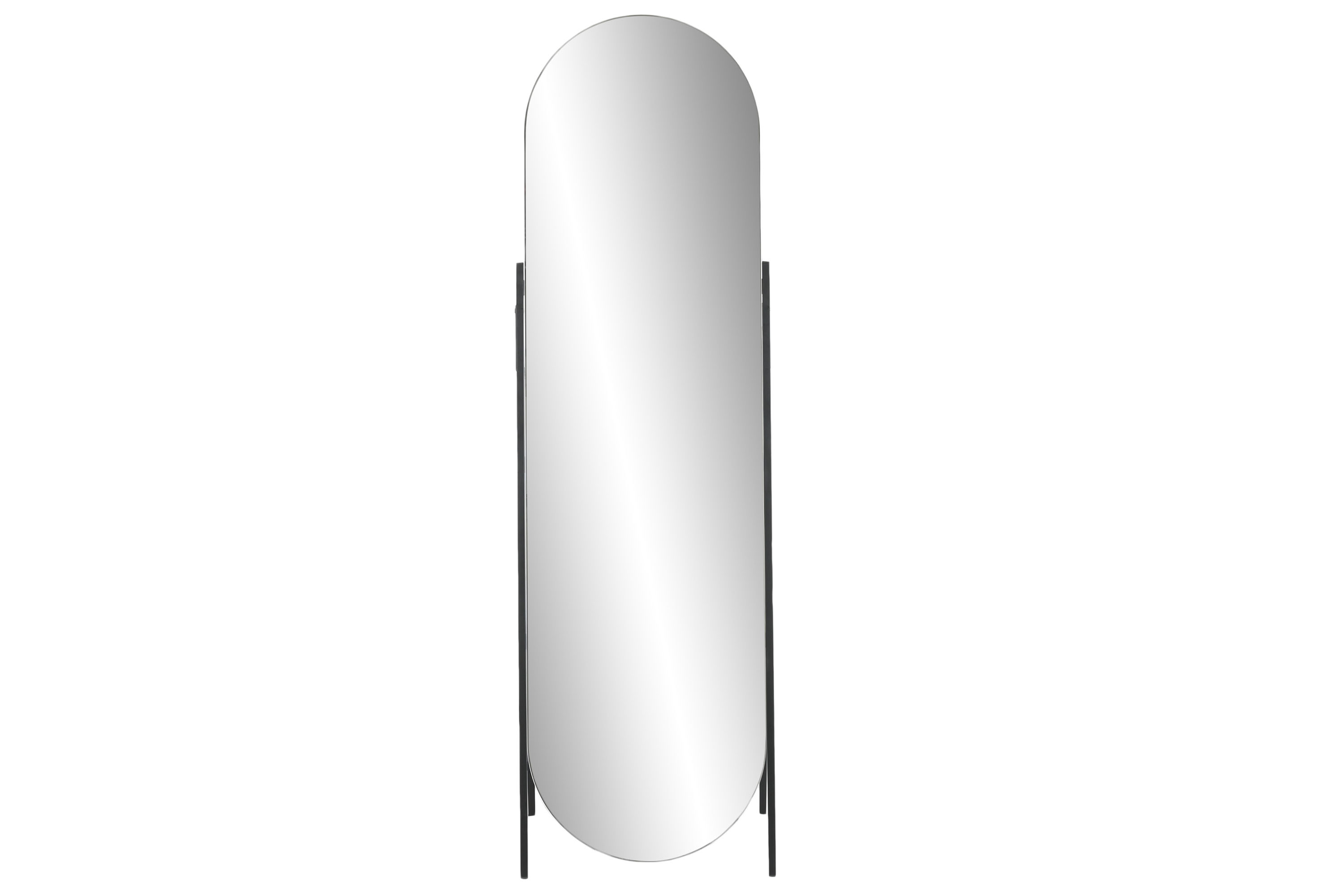 ESPEJO VESTIDOR HIERRO CRISTAL 50X4X170 NEGRO