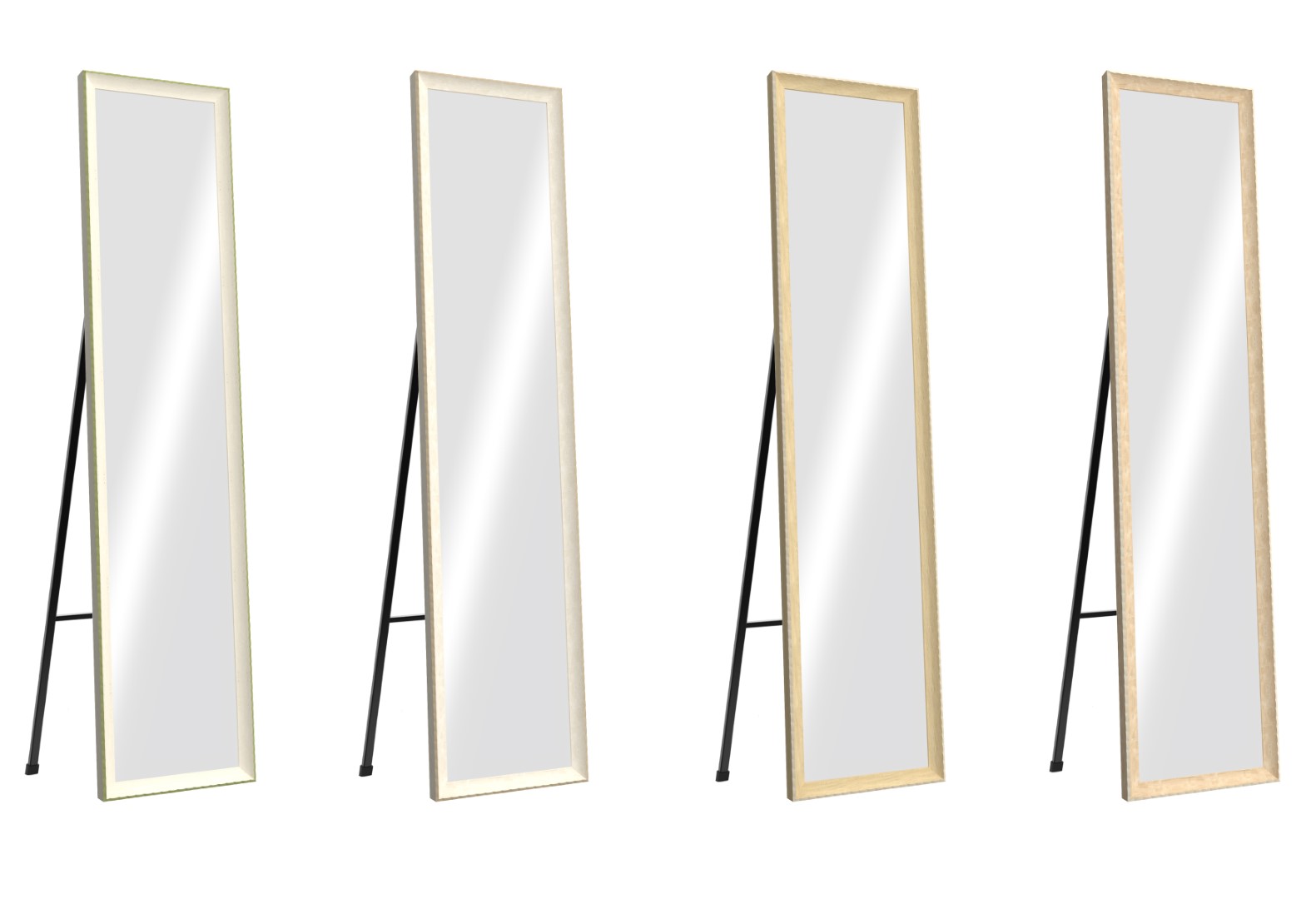 ESPEJO VESTIDOR PS 35,5X7x156 VESTIDOR BLANCO/VERD