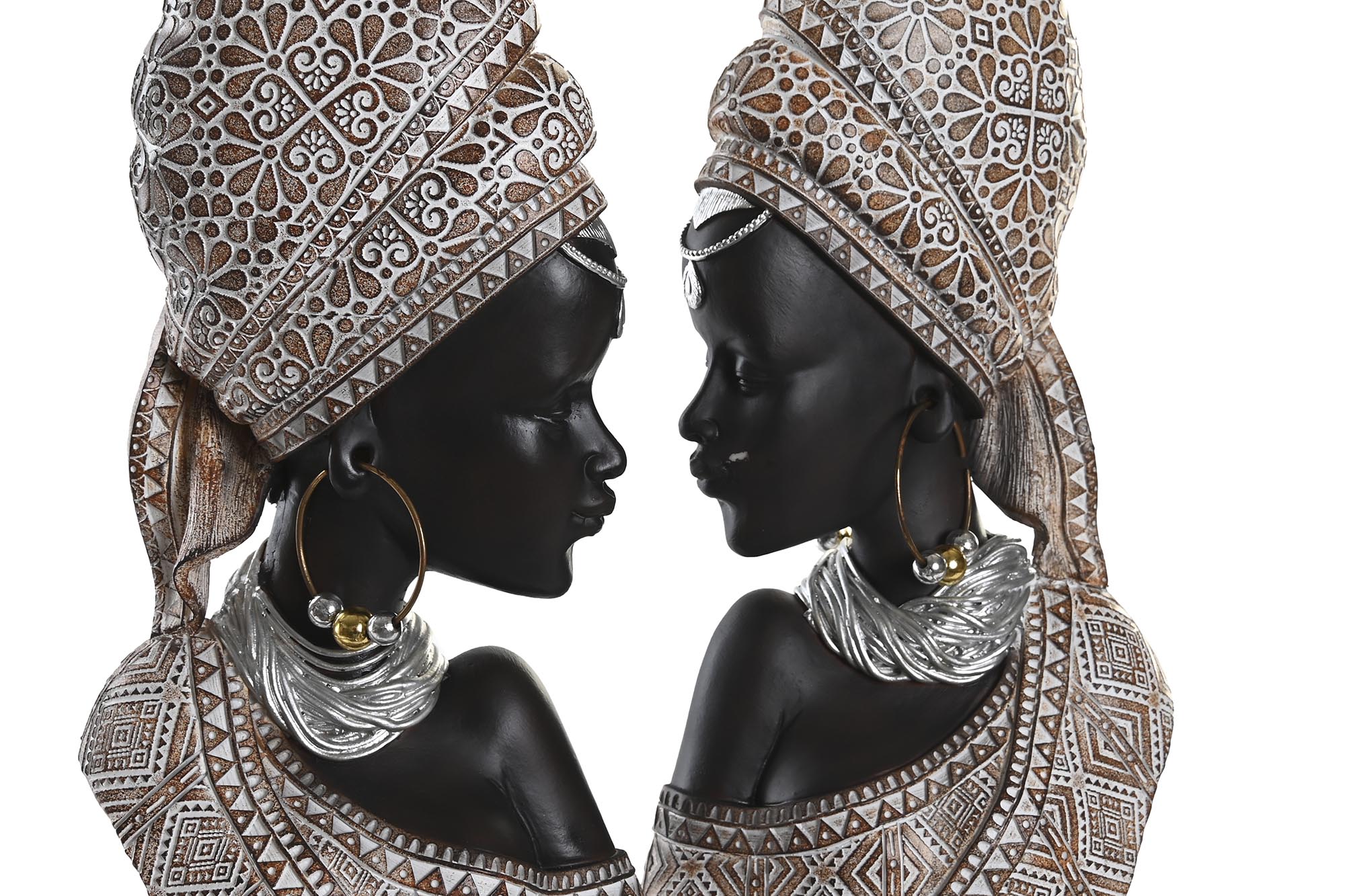 FIGURA RESINA 14X33CM AFRICANA 2