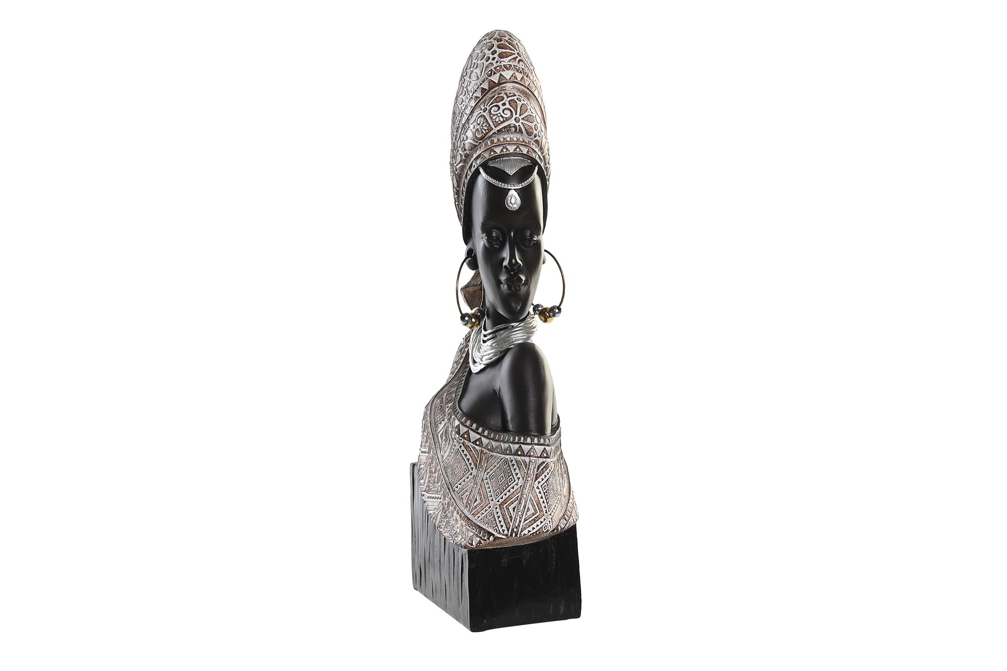 FIGURA RESINA 14X33CM AFRICANA 3