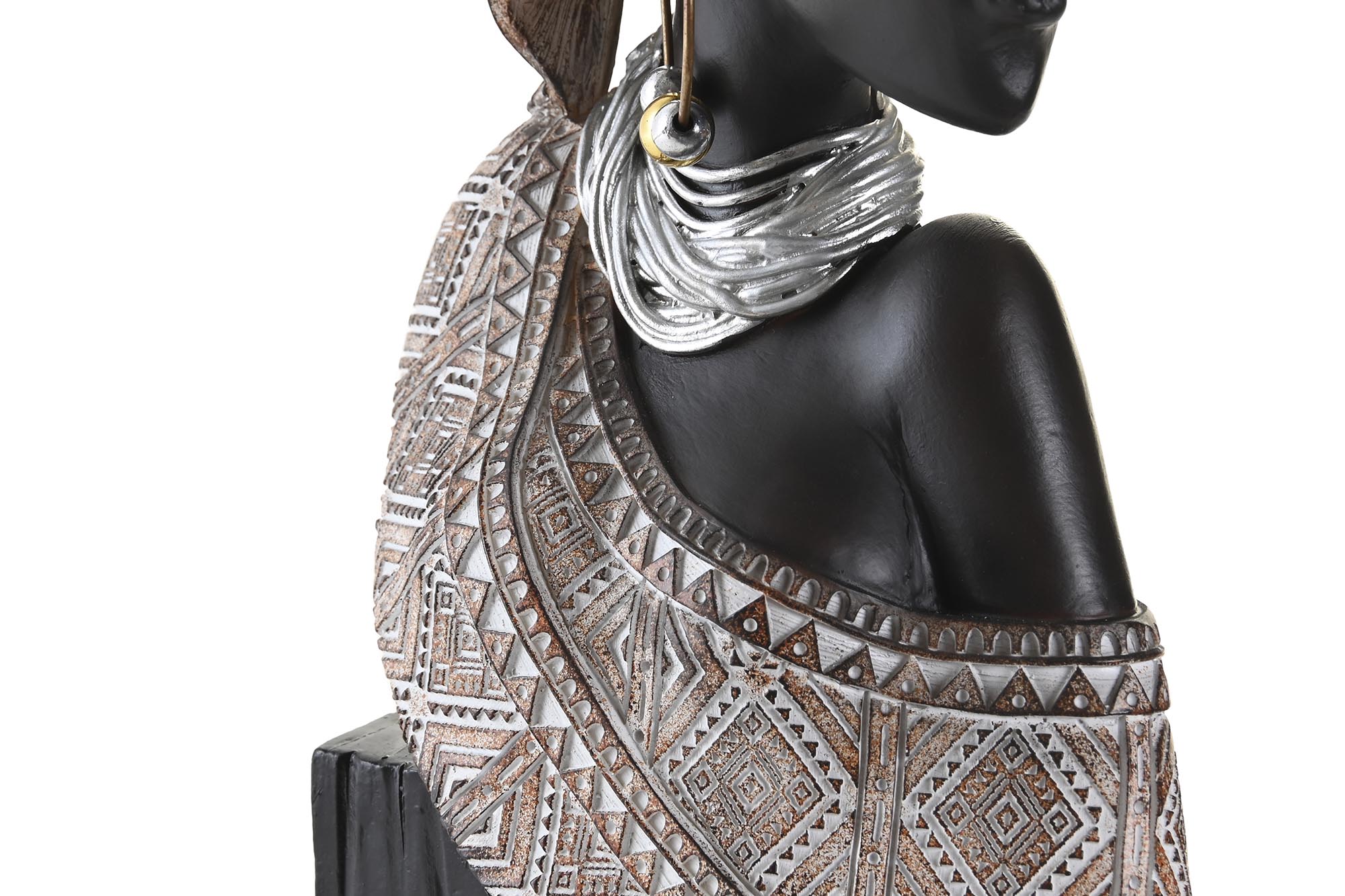 FIGURA RESINA 14X33CM AFRICANA 4