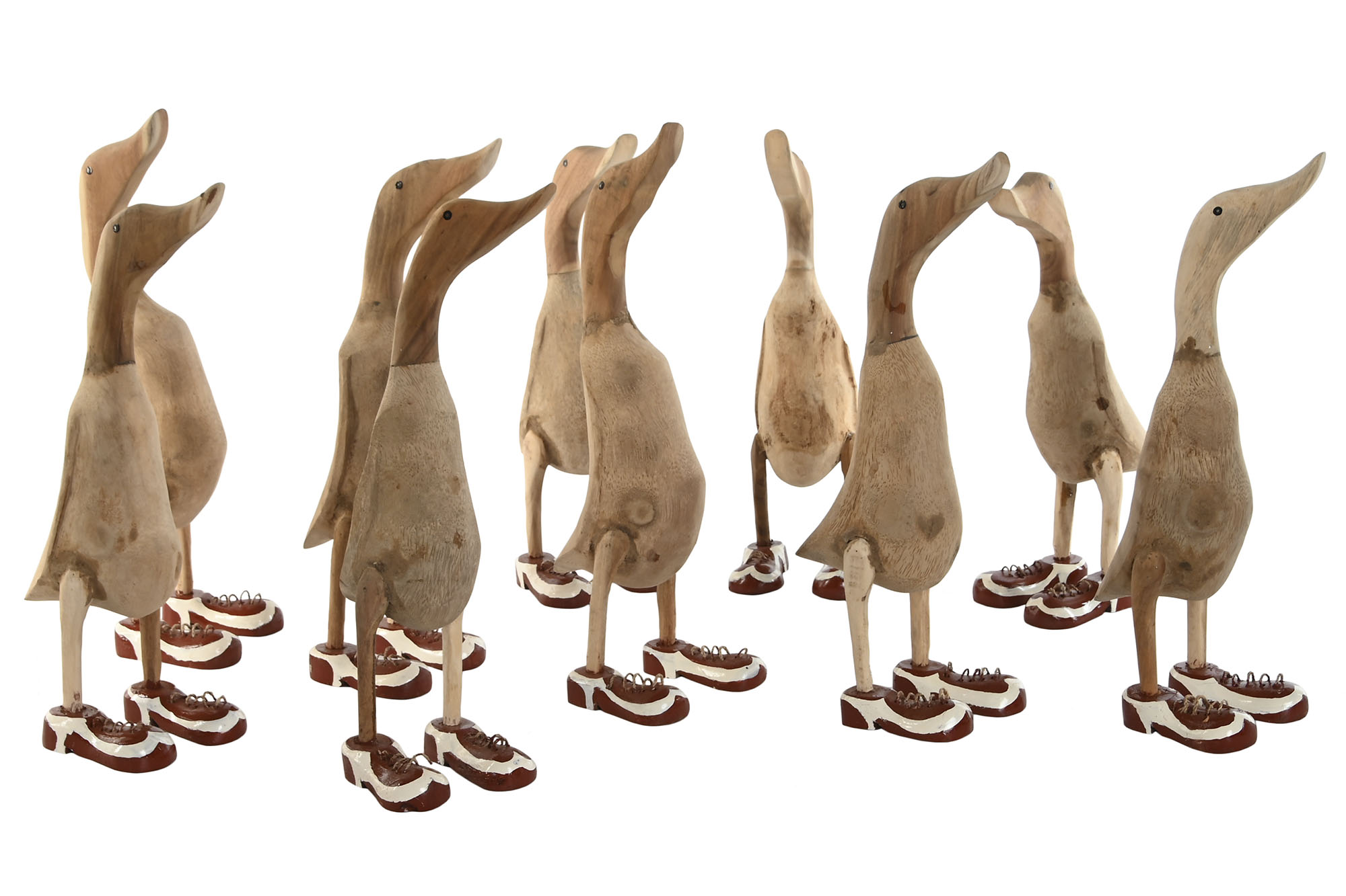 FIGURA MADERA 14X28X43 PATO CON ZAPATOS 6