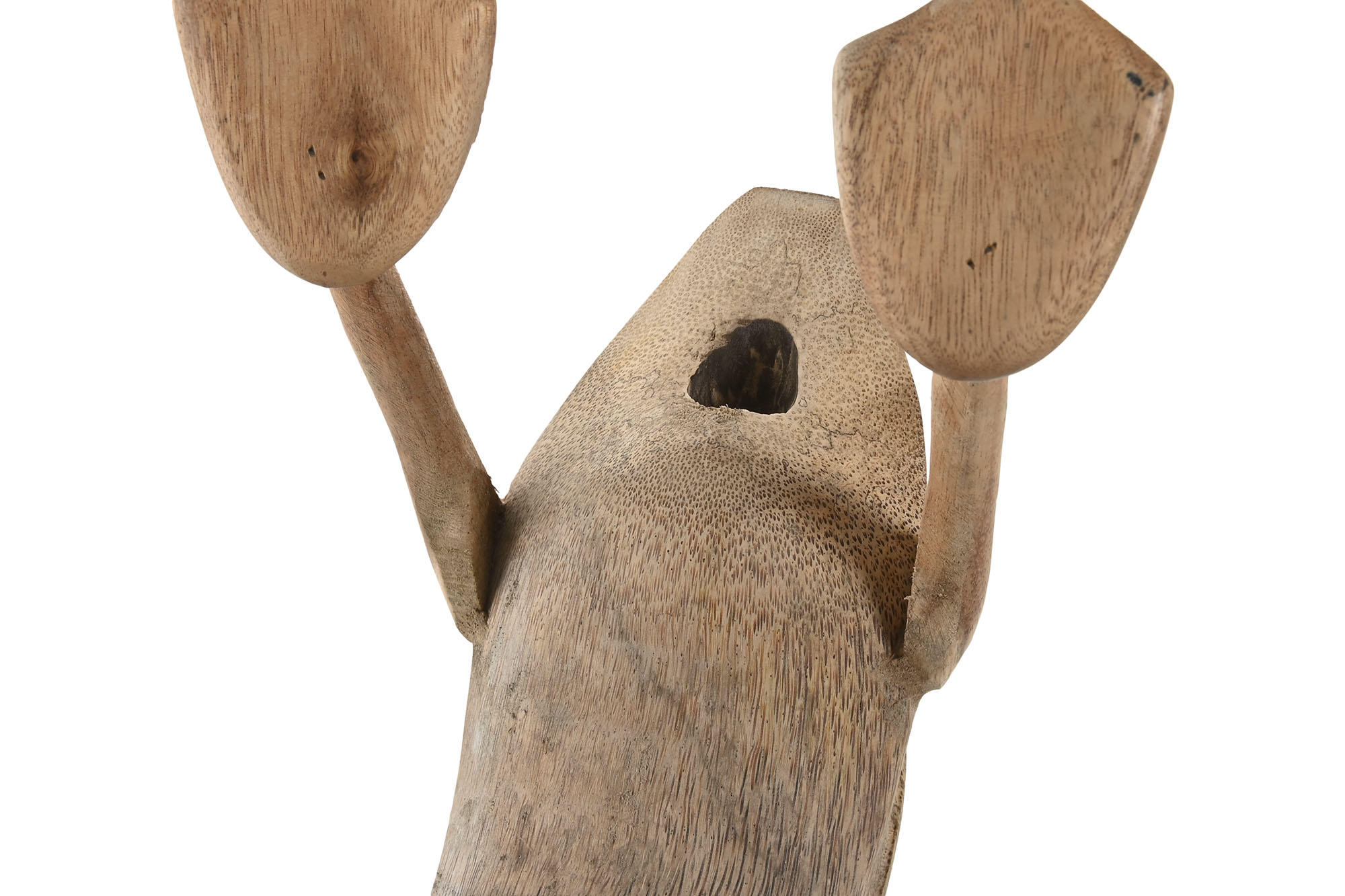 PATO MADERA 35X10X27 PORTA BOTELLA NATURAL 4