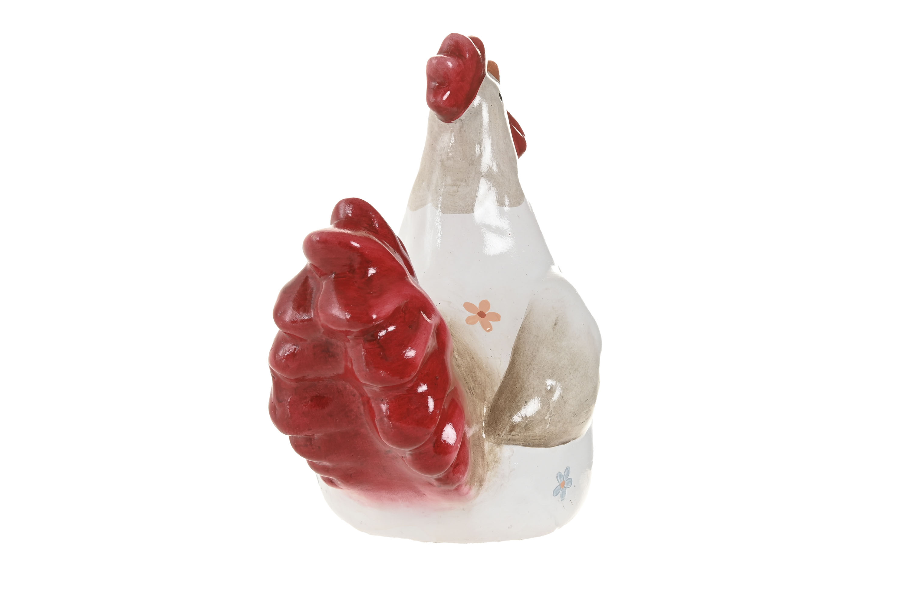 FIGURA TERRACOTA 14,5X23X23,5 GALLINA INCLINADA 3