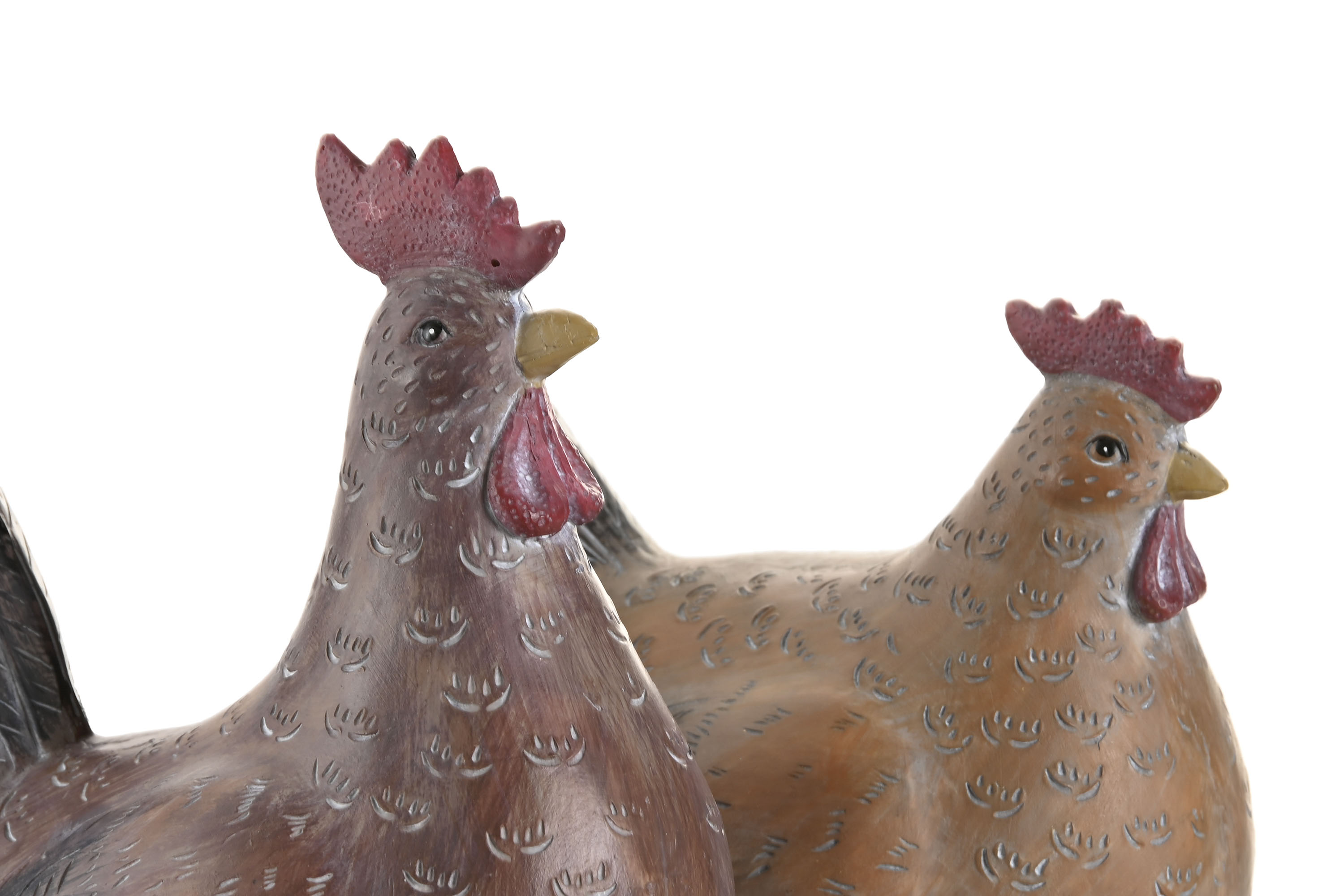 FIGURA RESINA HIERRO 24,5X12X29 GALLO 2