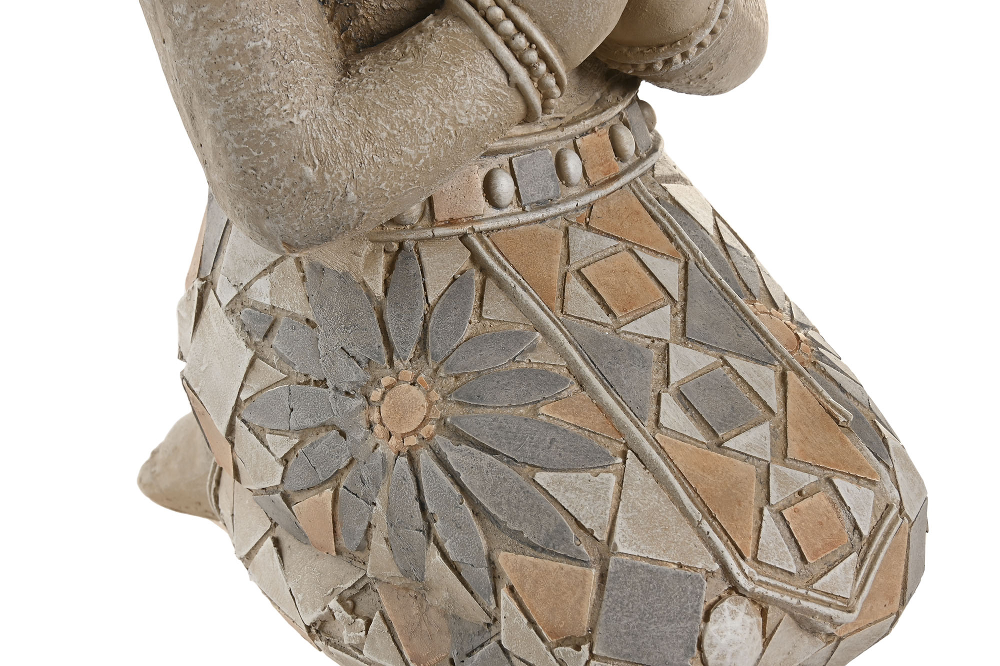 FIGURA MAGNESIA FIBRA VIDRIO 21X24X49 BUDA BEIGE 3