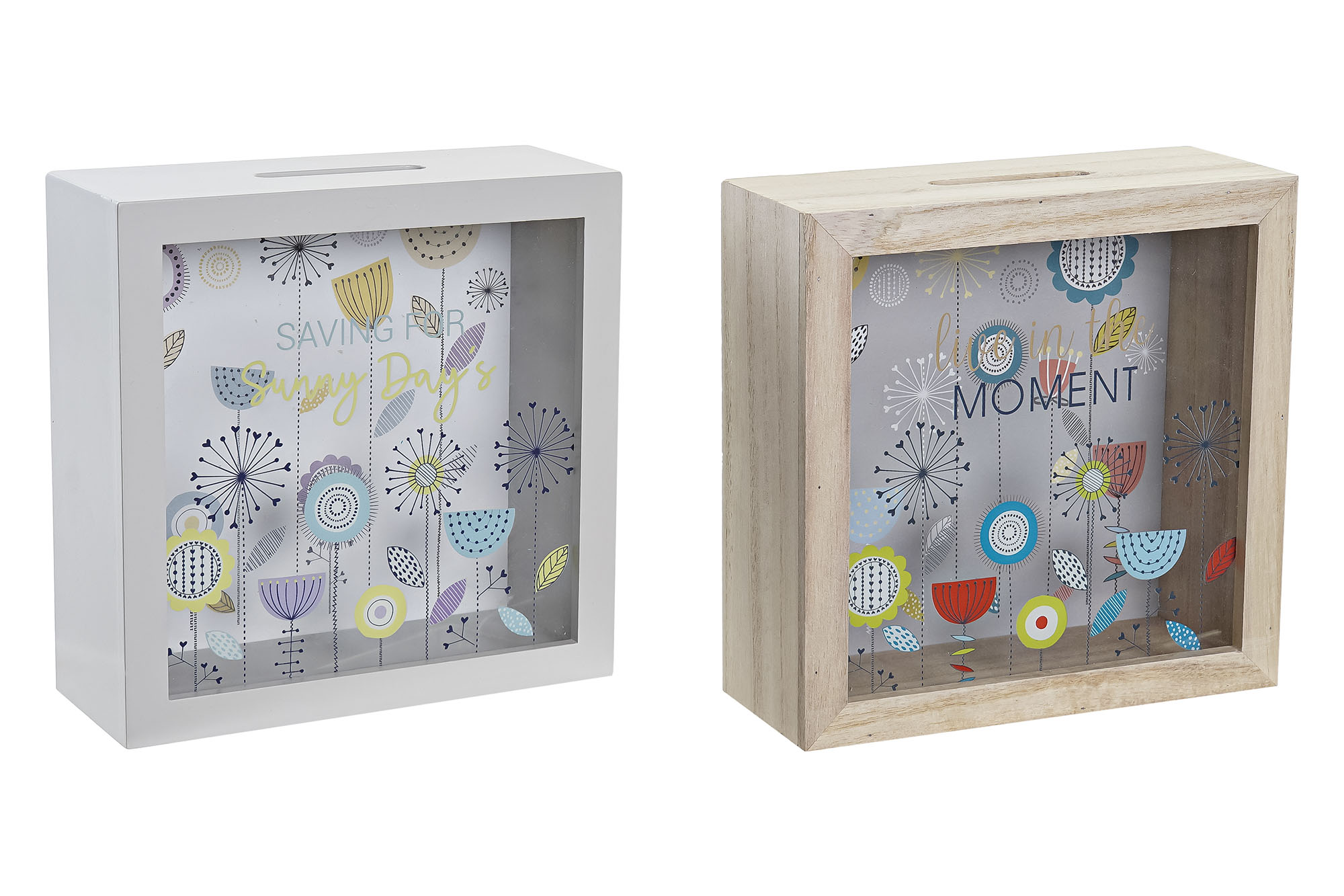HUCHA MDF 18X7X18CM GRIS