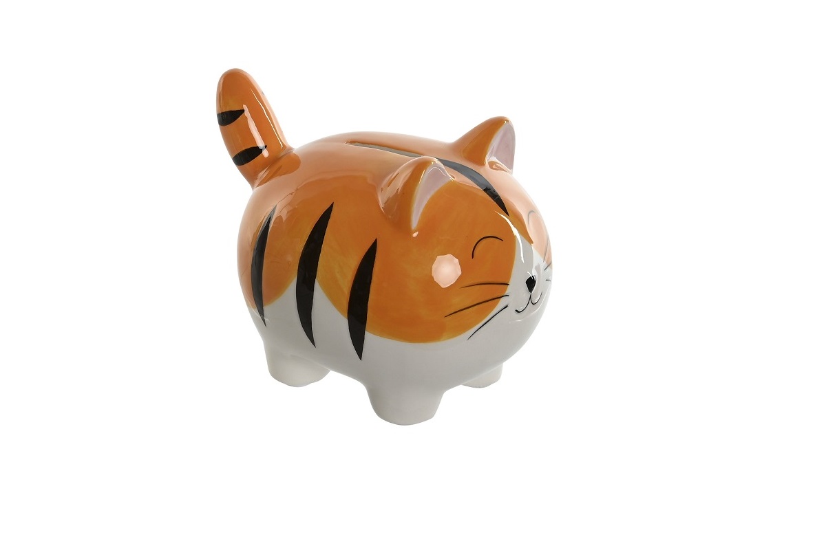 HUCHA DOLOMITE 16X11X13CM GATO