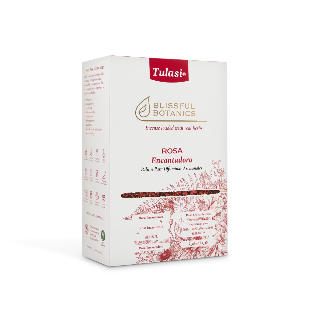 INCIENSO VARILLA SET 8 NATURAL HOJAS 23,5X5X2 ROSA 4