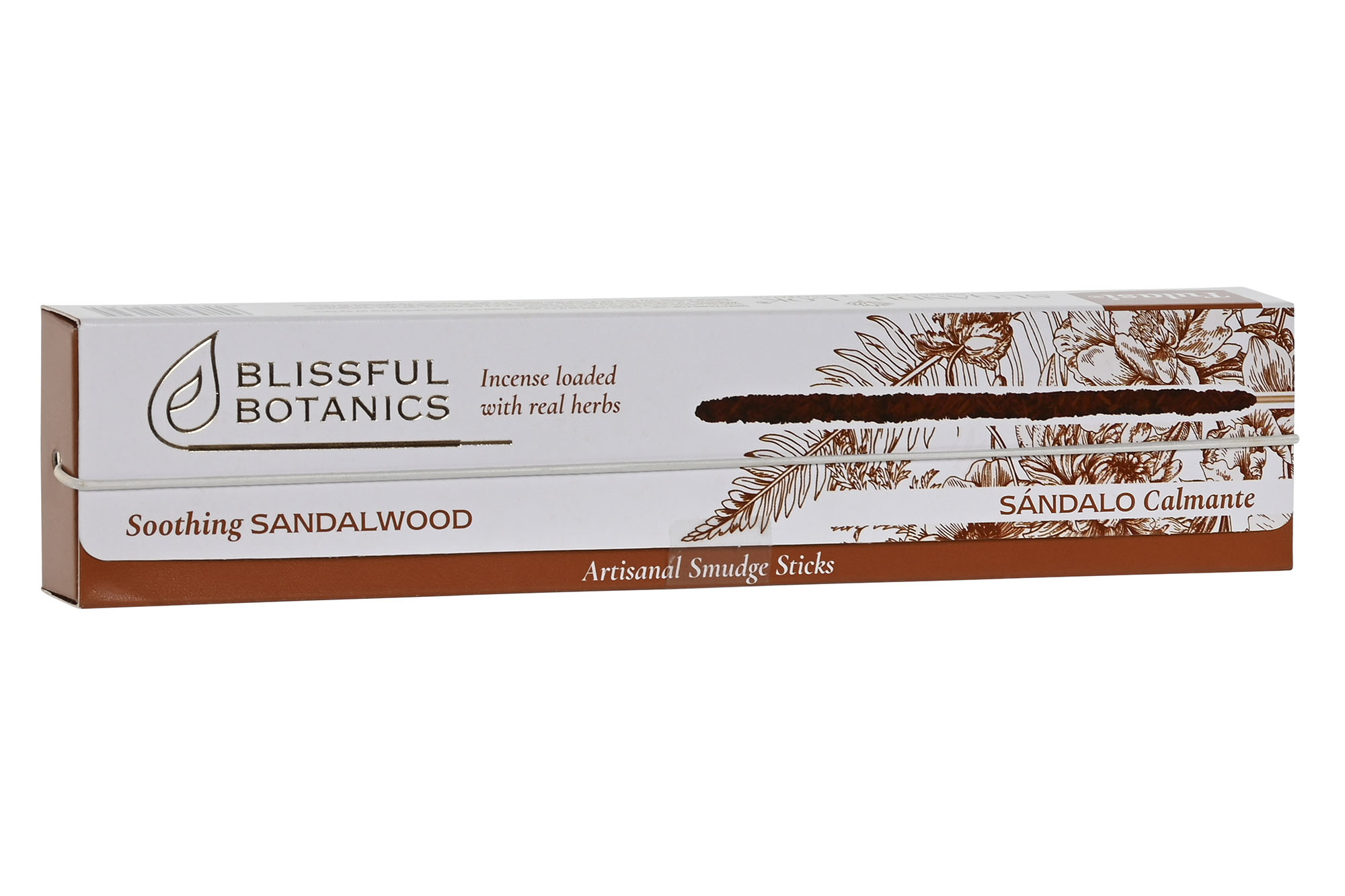 INCIENSO VARILLA SET 8 NATURAL 23,5X5X2 SANDALO 2