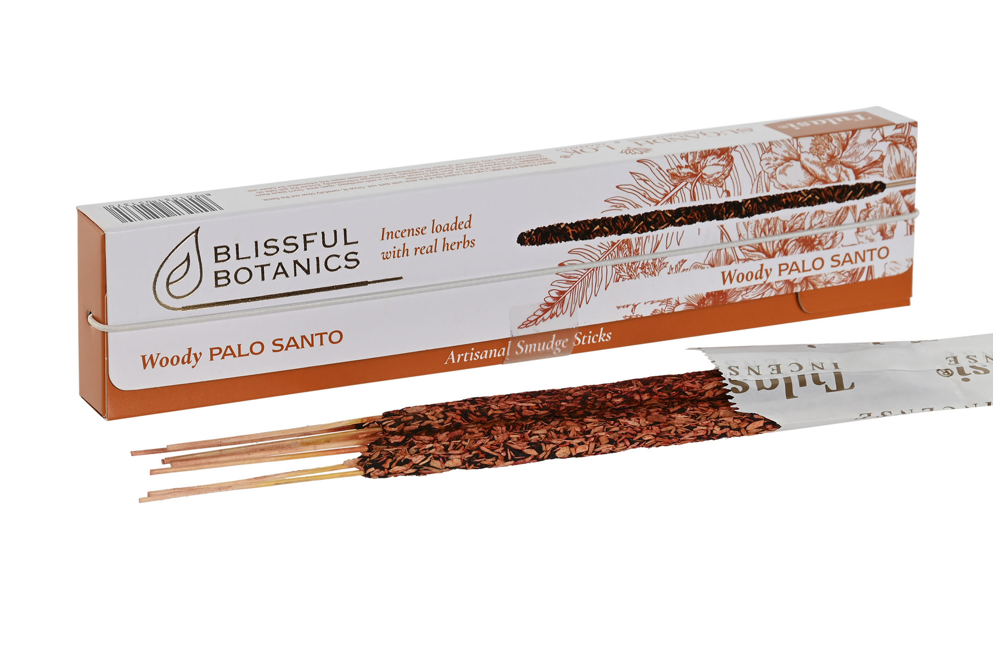 INCIENSO VARILLA SET 8 NATURAL 23,5X5X2 PALOSANTO