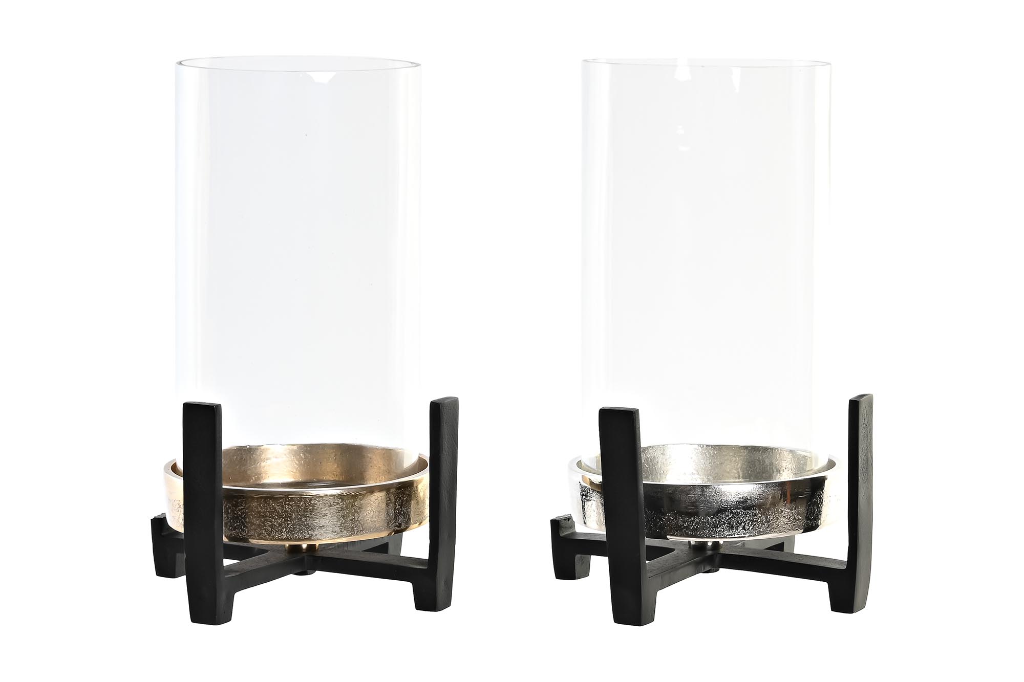 PORTAVELA ALUMINIO CRISTAL 15X15X28 2 SURT.