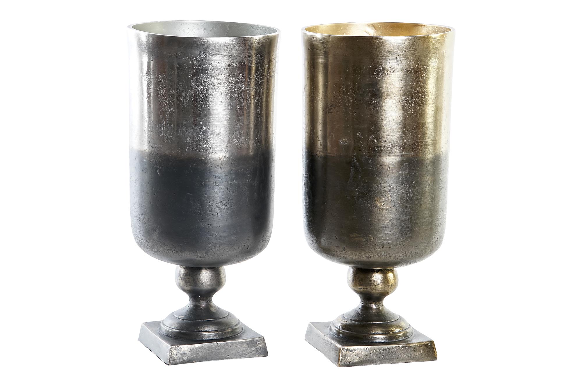 JARRON ALUMINIO 15X15X33 2 SURT.