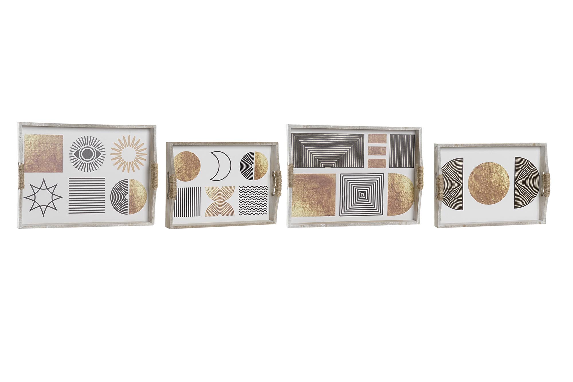 BANDEJA SET 2 MDF 40X30X6 GLAM 2 SURT.