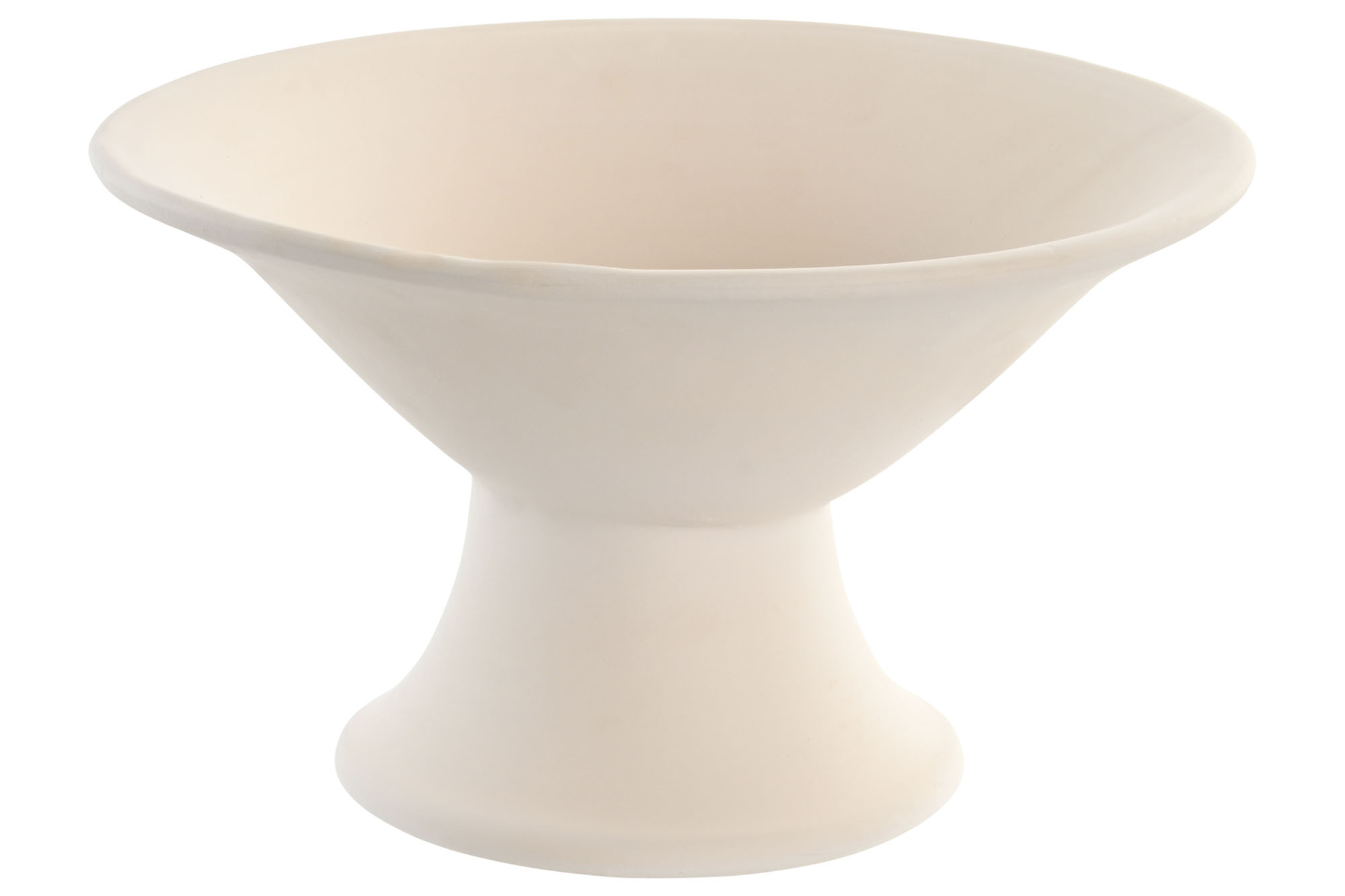 CENTRO MESA TERRACOTA 31X31X19 ARTESANAL CRUDO