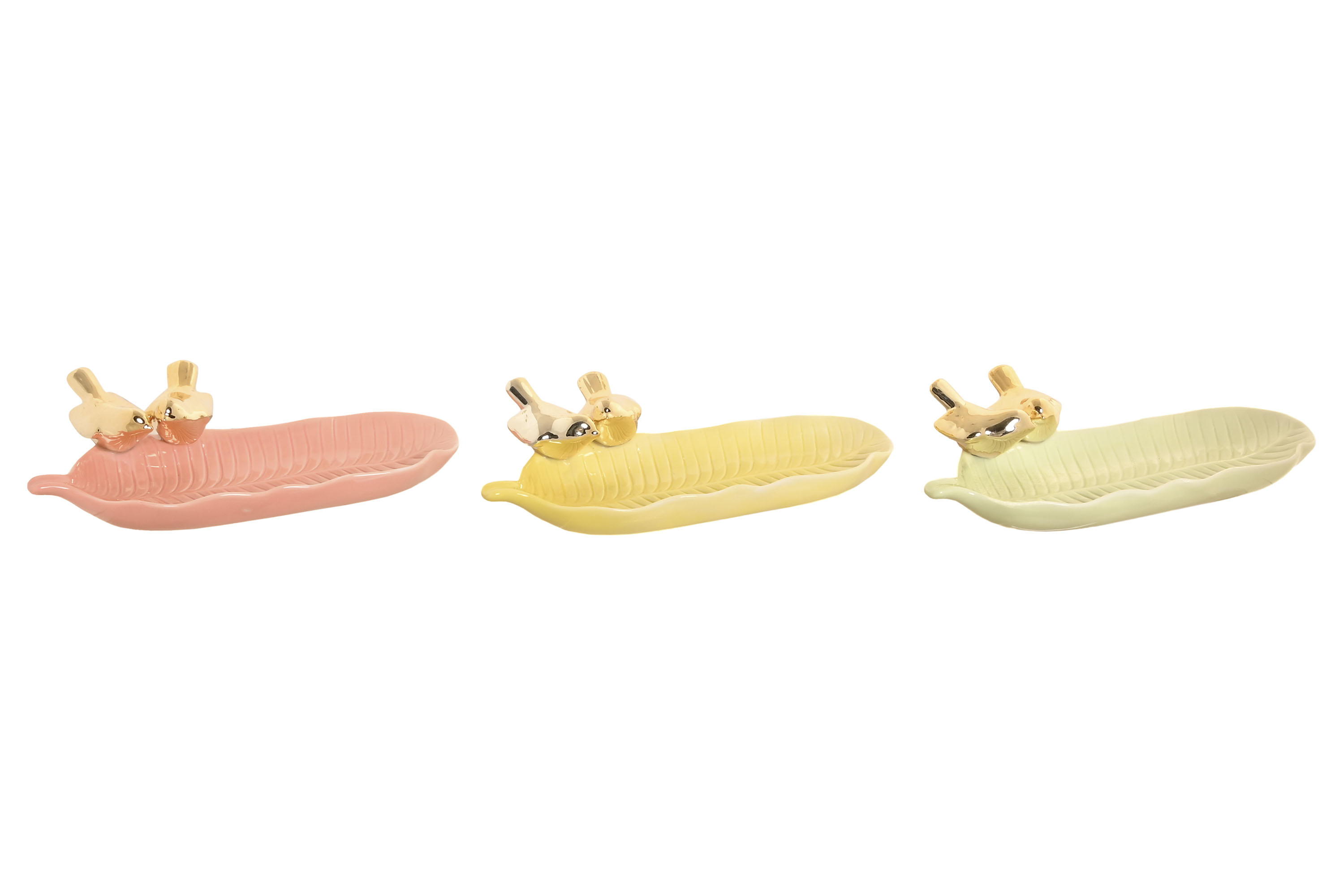 BANDEJA VACIABOLSILLOS PORCELANA 25X13,5X6 3 SURT.