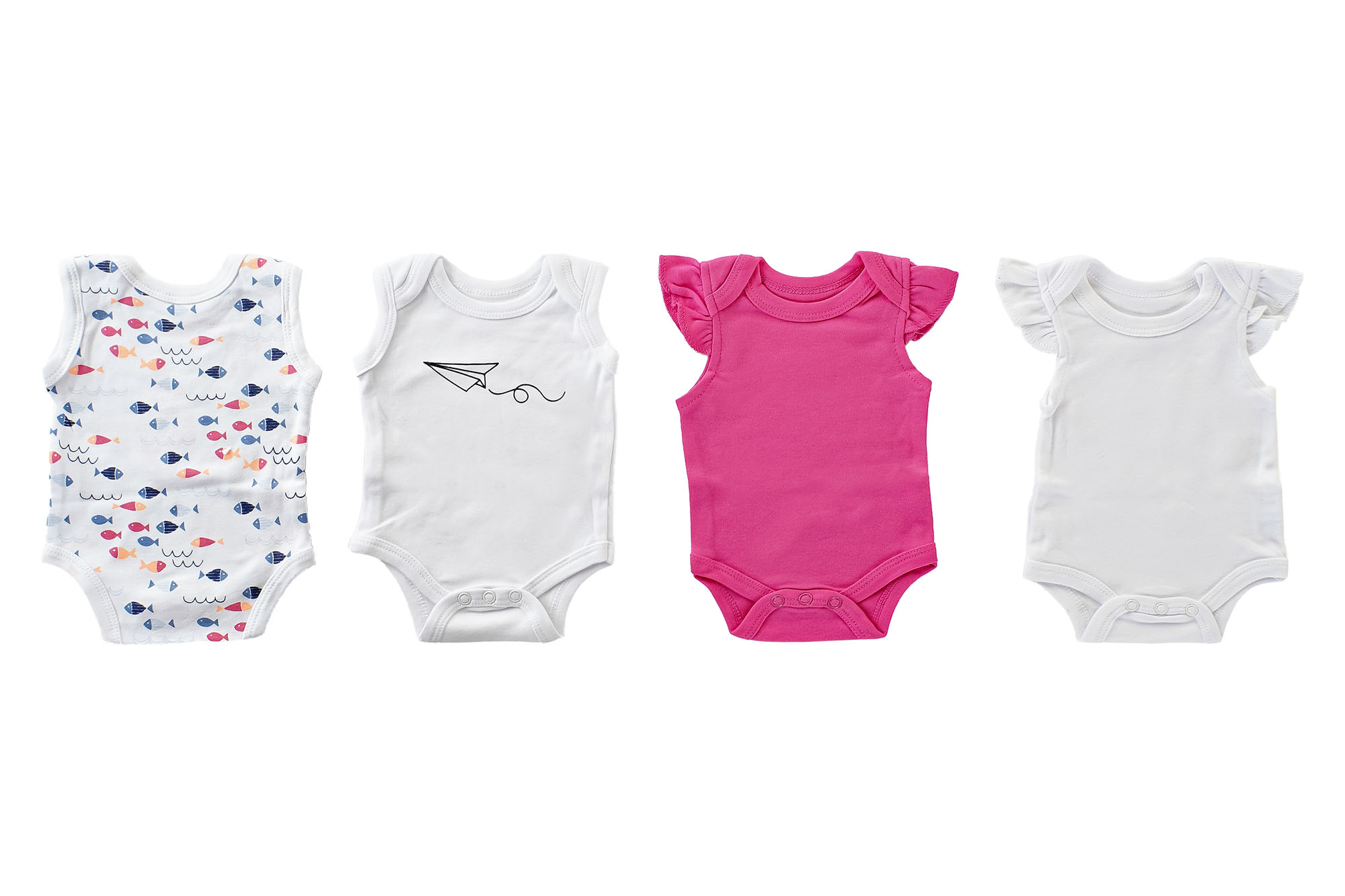 BEBE SET 2 ALGODON POLIESTER 24X6X24 BODY 2 SURT.