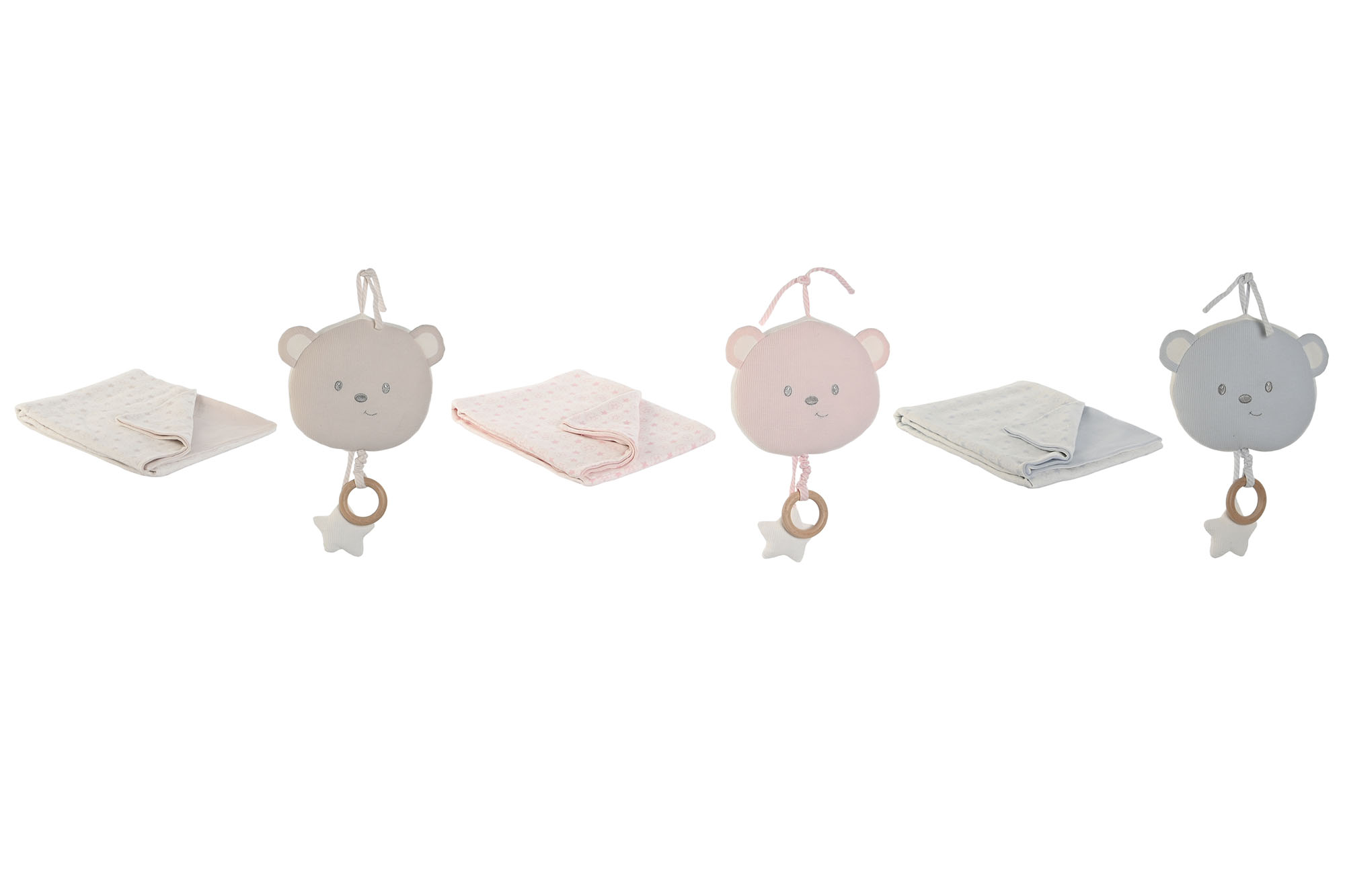 PELUCHE MANTA SET 2 ALGODON 75X100X10 MUSICAL 3 SU