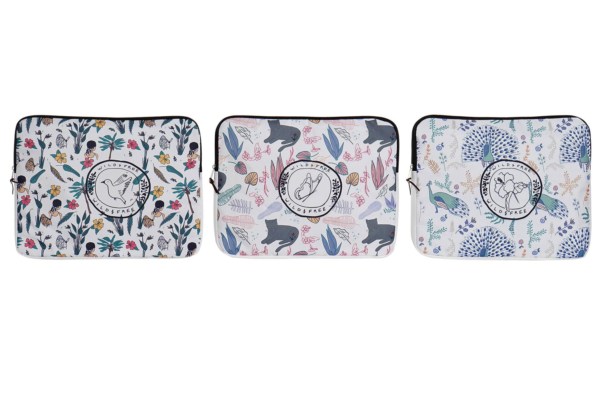 FUNDA IPAD POLIESTER ALGODON 36X2X28 3 SURT.