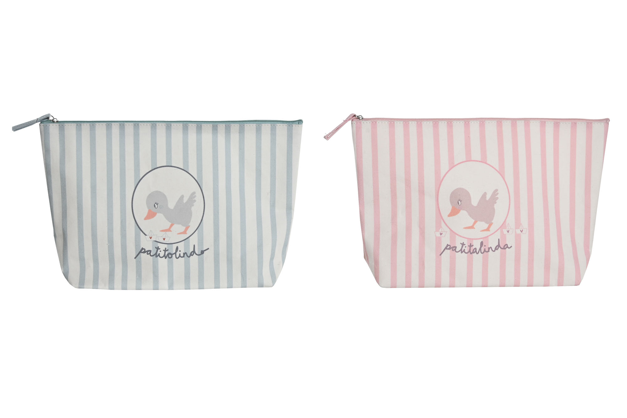 NECESER CANVAS POLIESTER 33X8X21 PATITOS 2 SURT.