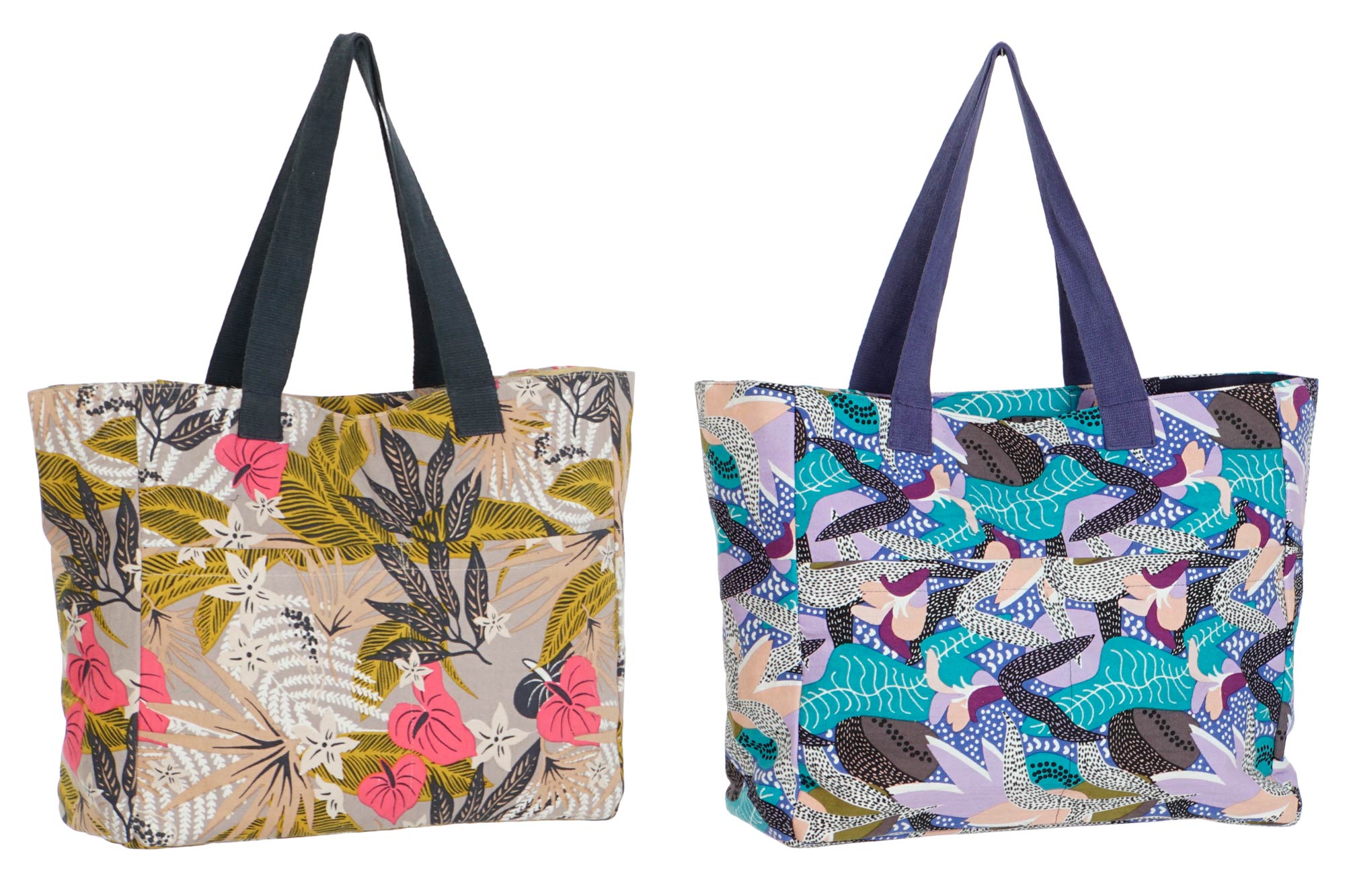 BOLSO ALGODON POLIESTER 55X14X35 2 SURT.