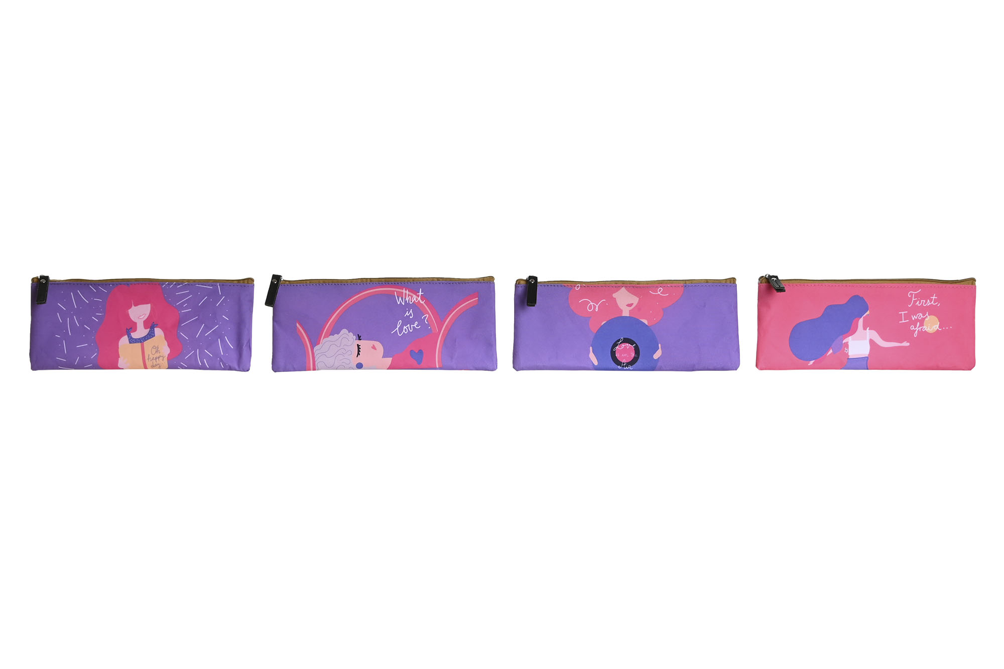 ESTUCHE CANVAS POLIESTER 23X1X9 4 SURT.