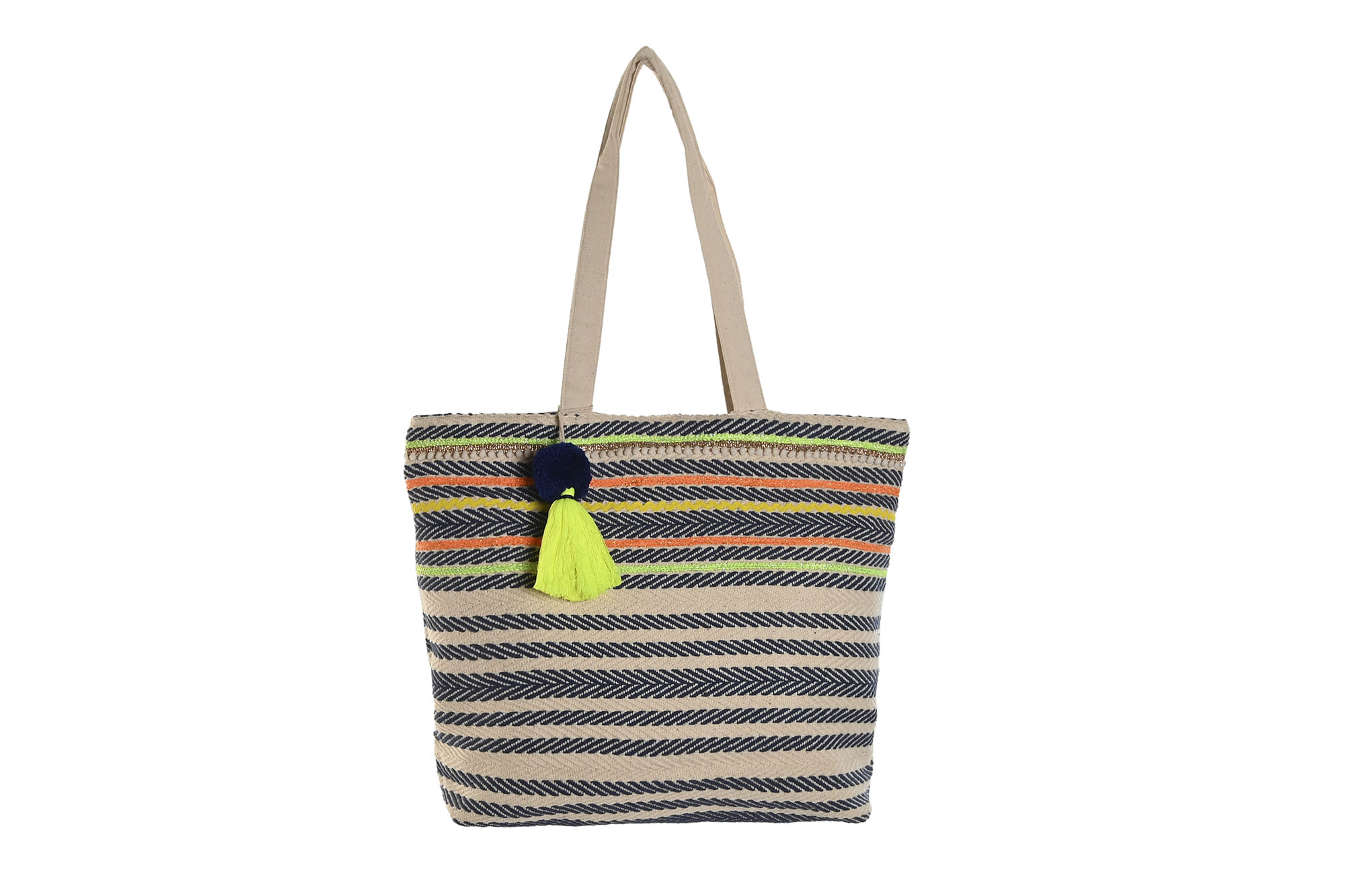 BOLSO ALGODON 45X9X70 MULTICOLOR