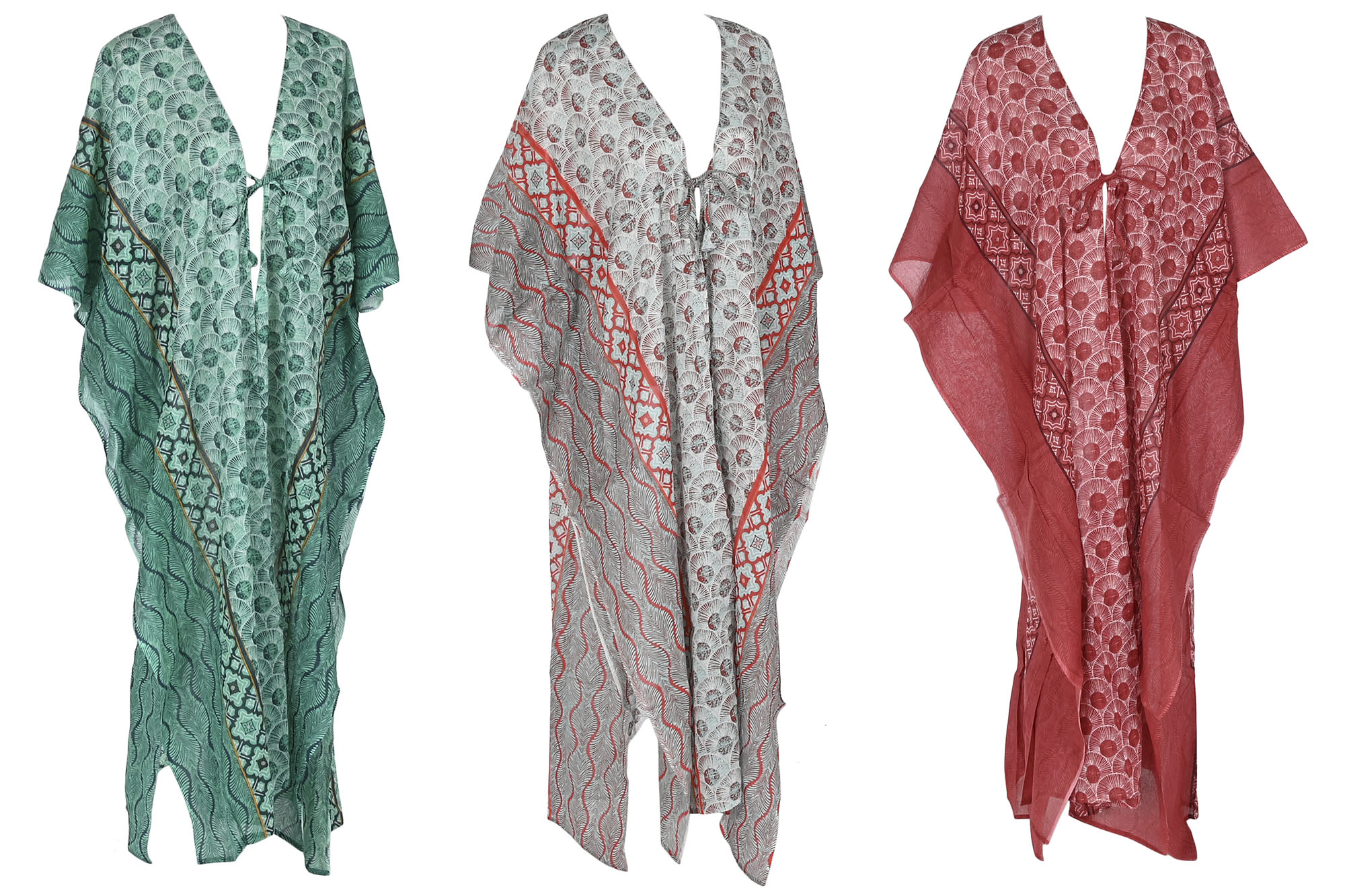 KAFTAN ALGODON 80X80X140 TALLA U 3 SURT.